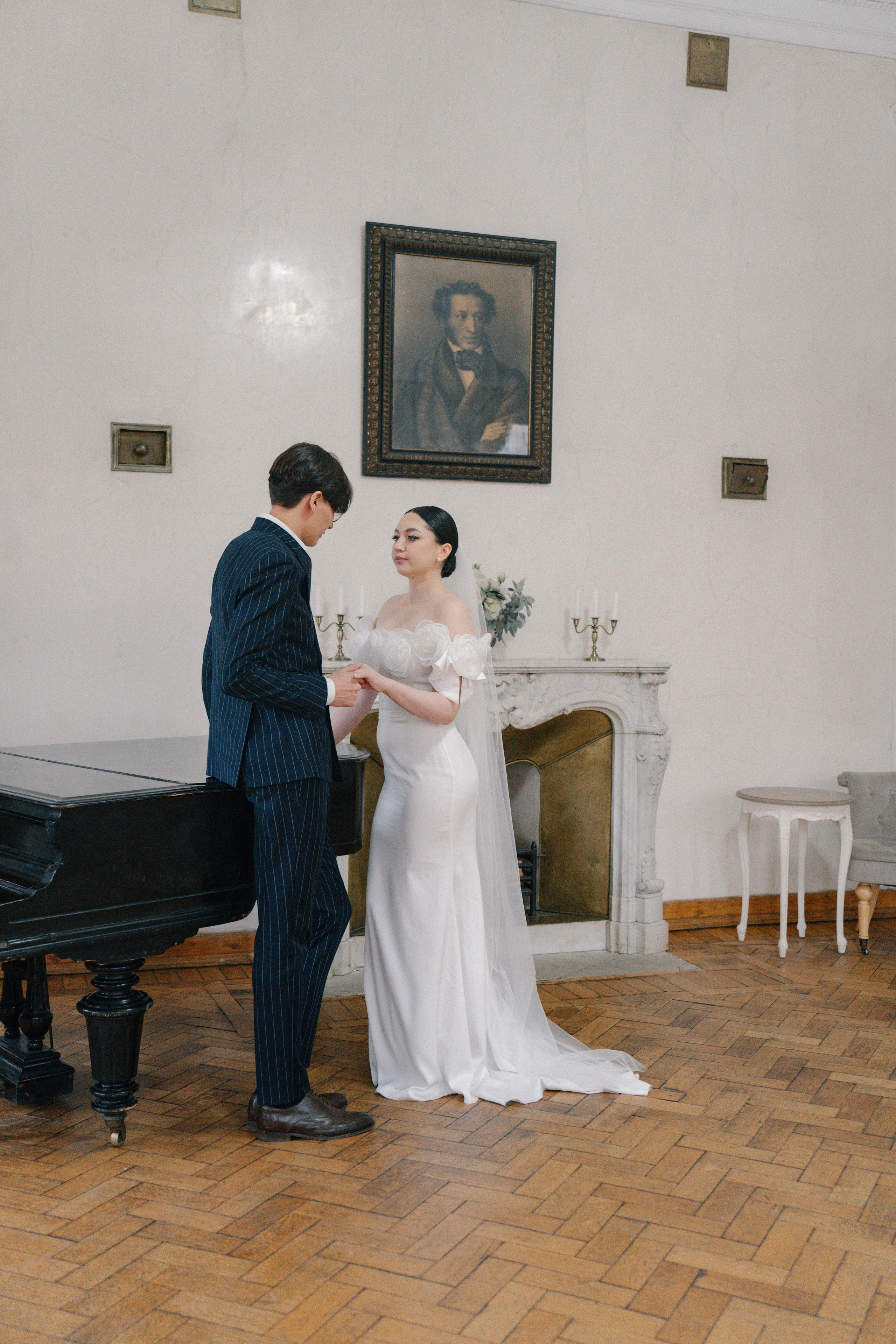 Свадебная фотосессия в Библиотеке читальне им. Пушкина