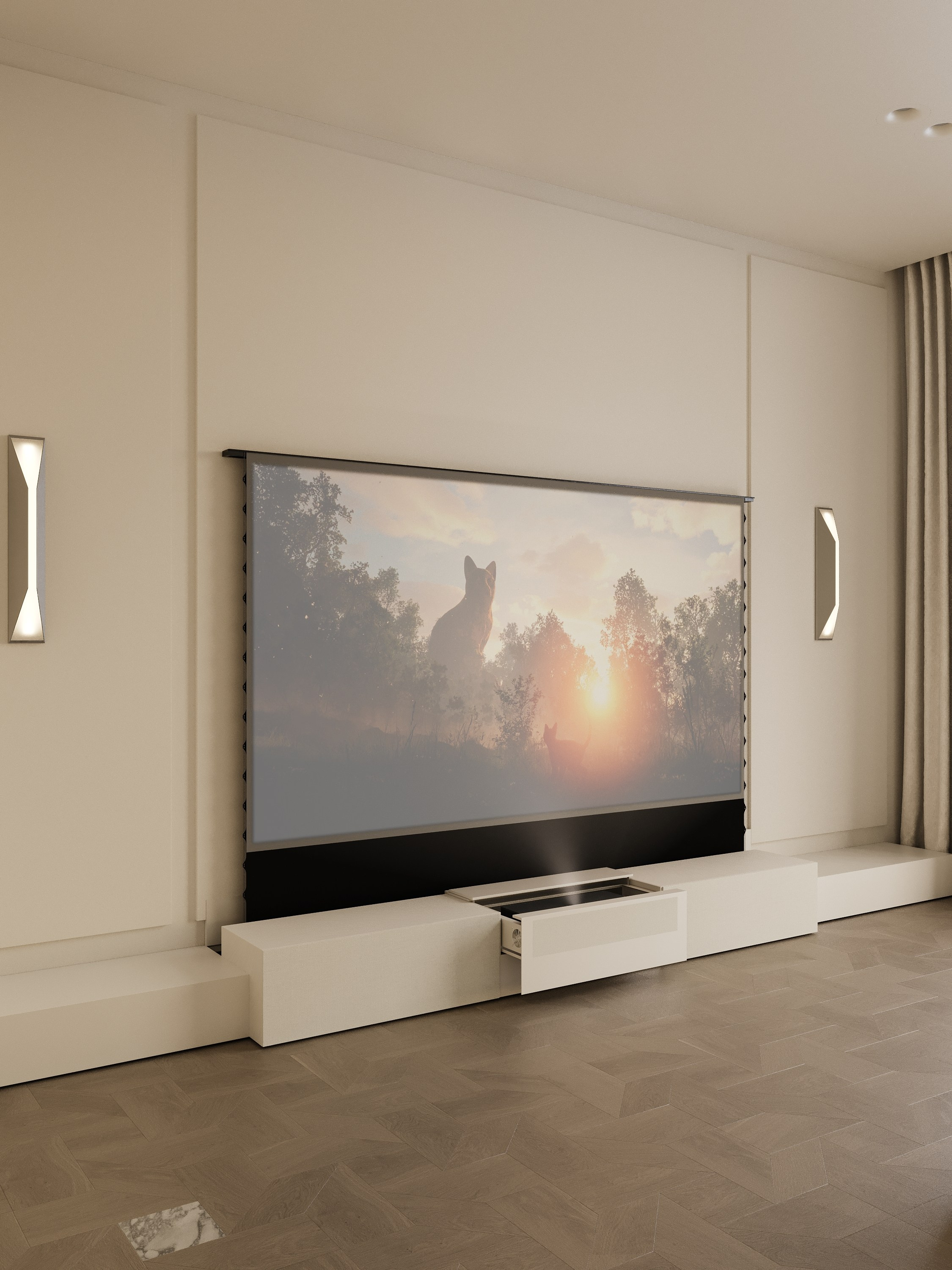 VILLA MADISON /1250 sq m /25'. Интерьерное ателье numéro а