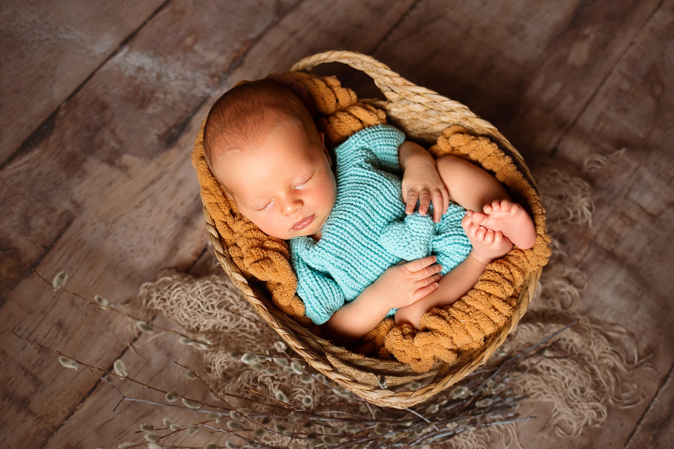 Фотосессия новорожденного. Фотограф новорожденных в Новосибирске