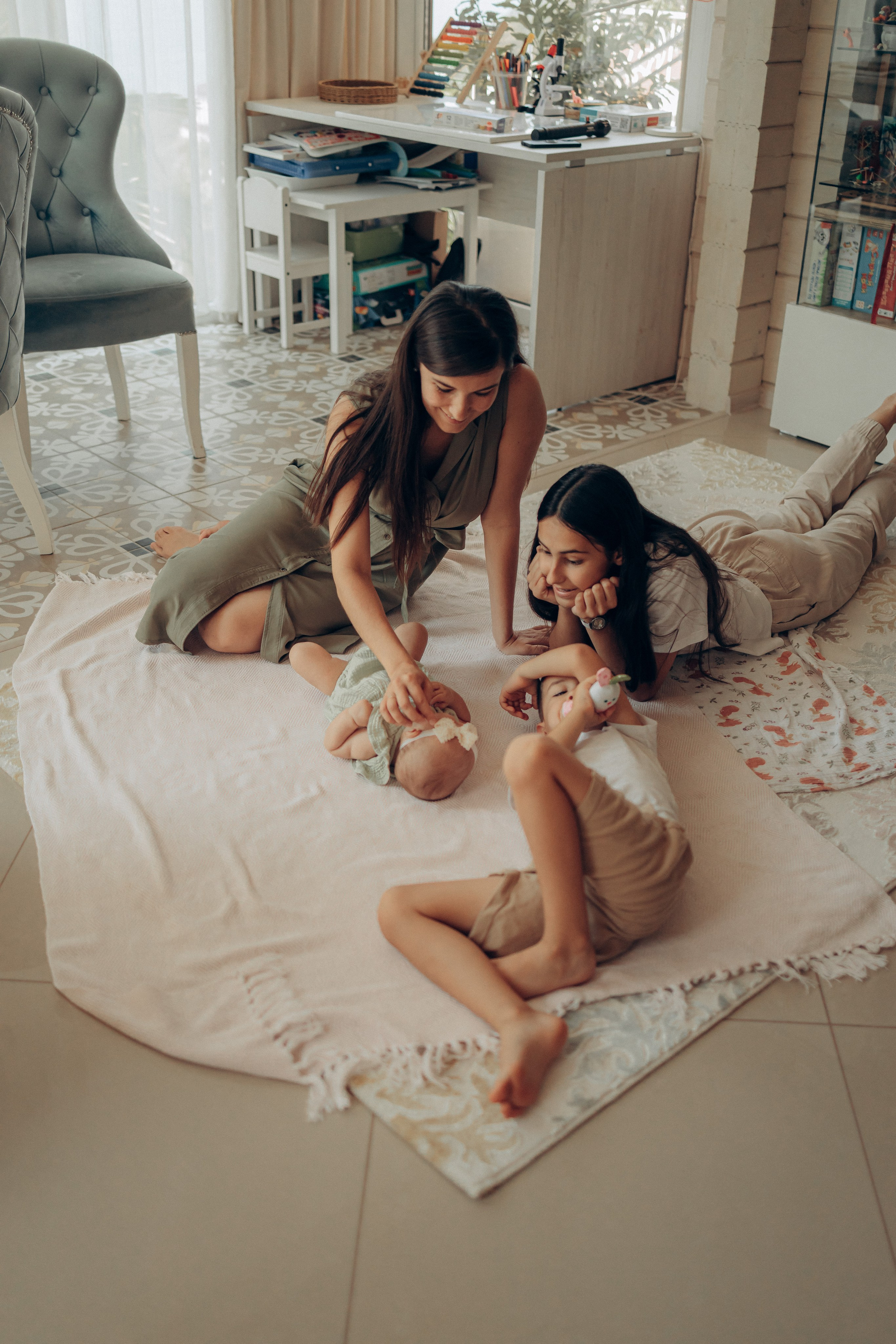 Домашняя фотосессия. Семейный фотограф, фотограф новорожденных в Москве, Анастасия Федяева