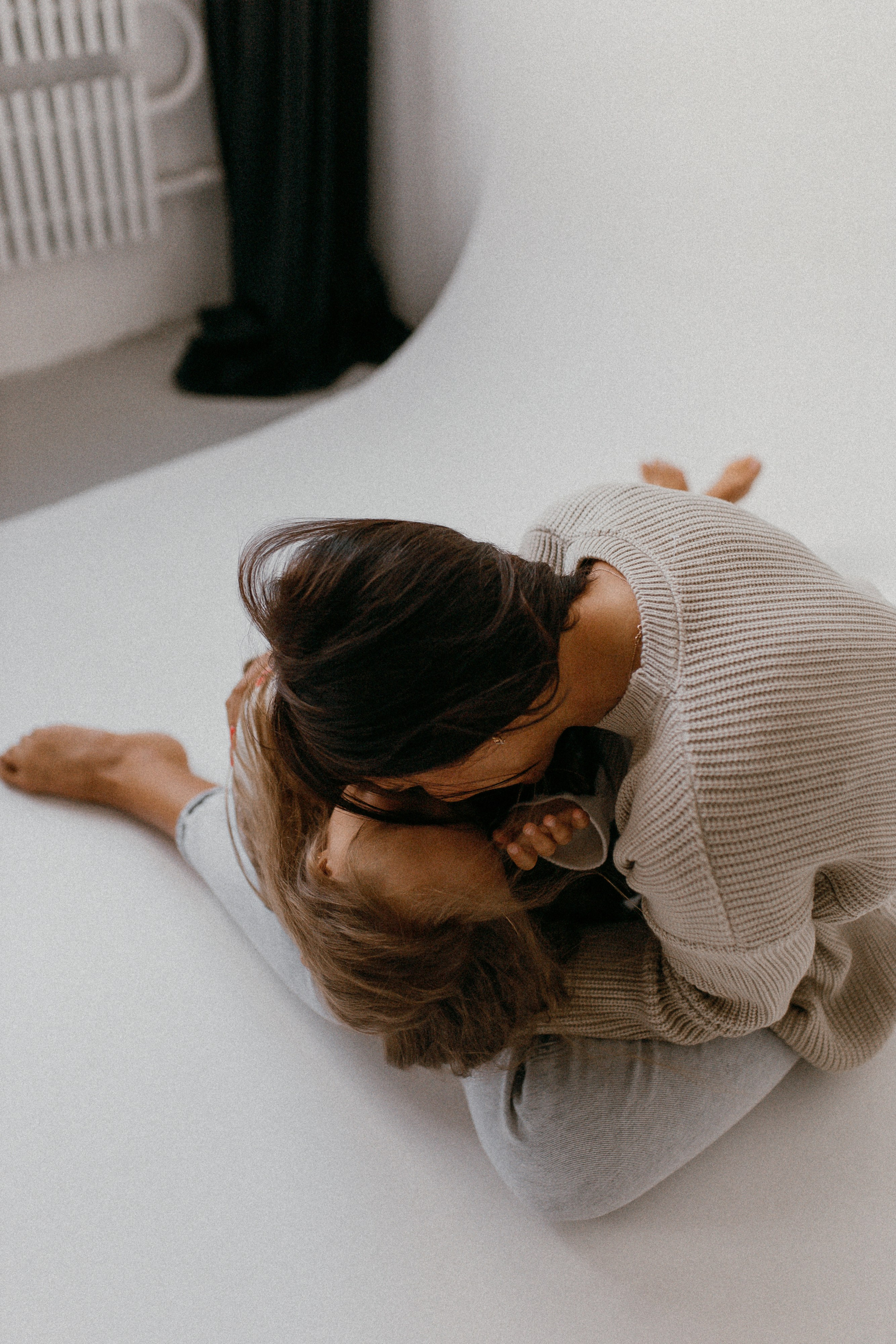 Есения и мама. Семейный фотограф Губкин/Старый Оскол