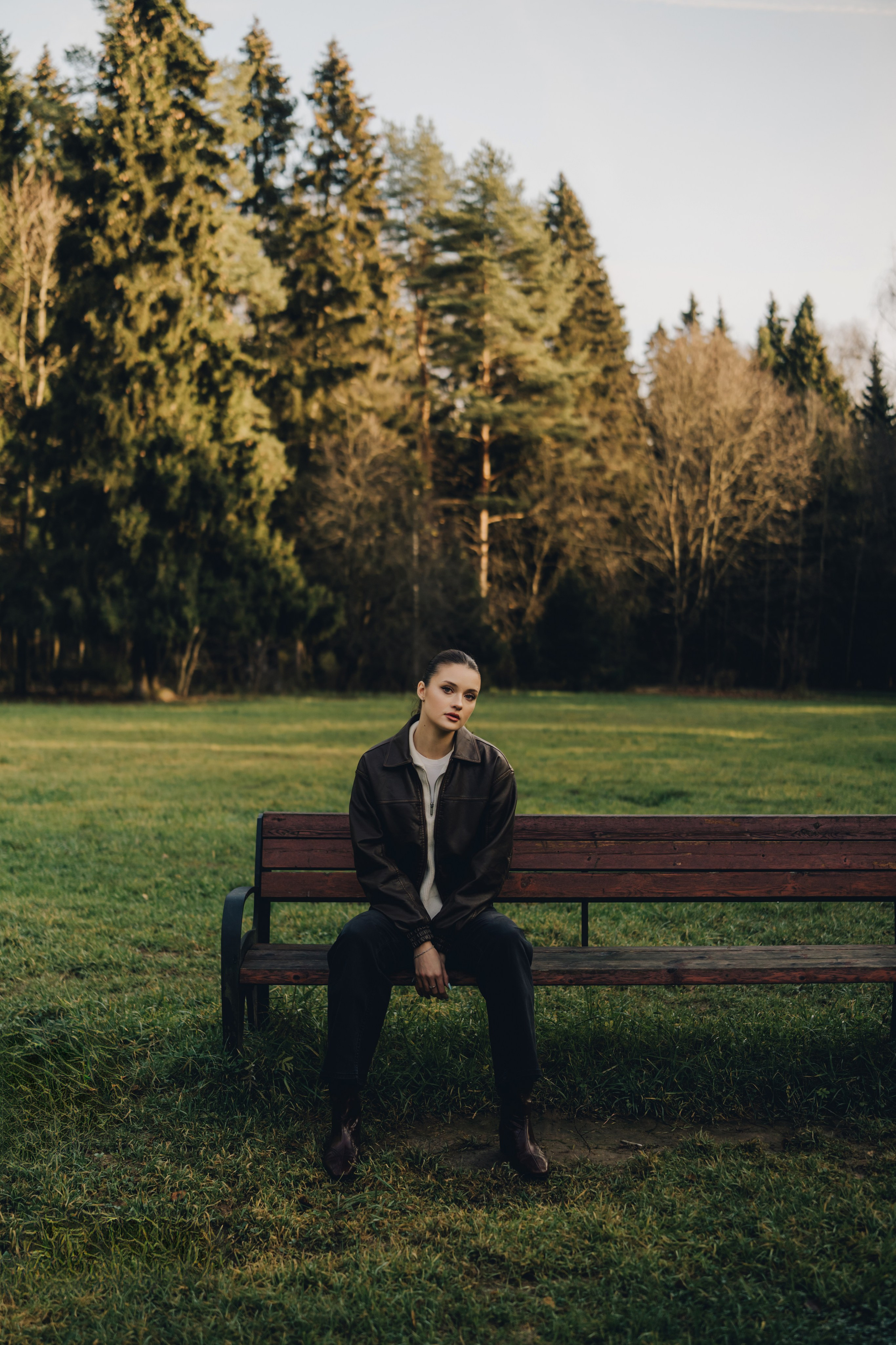 Анастасия | осенняя фотосессия в лесу. Портретный фотограф Москва