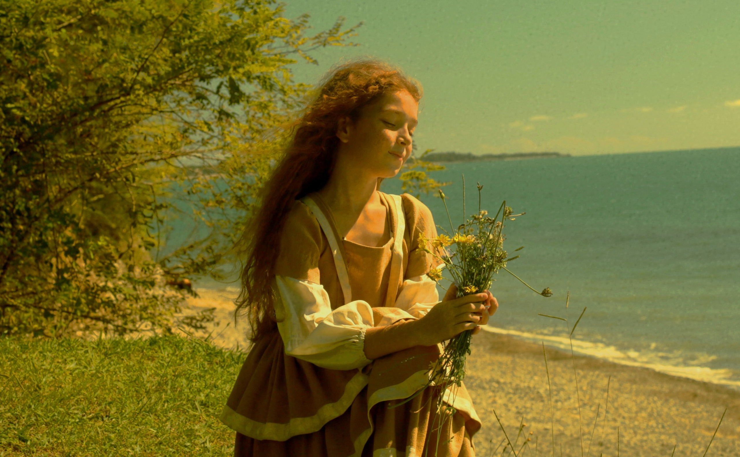 Кинематографическая съемка. Старик и дети. Ekaterina Beridze