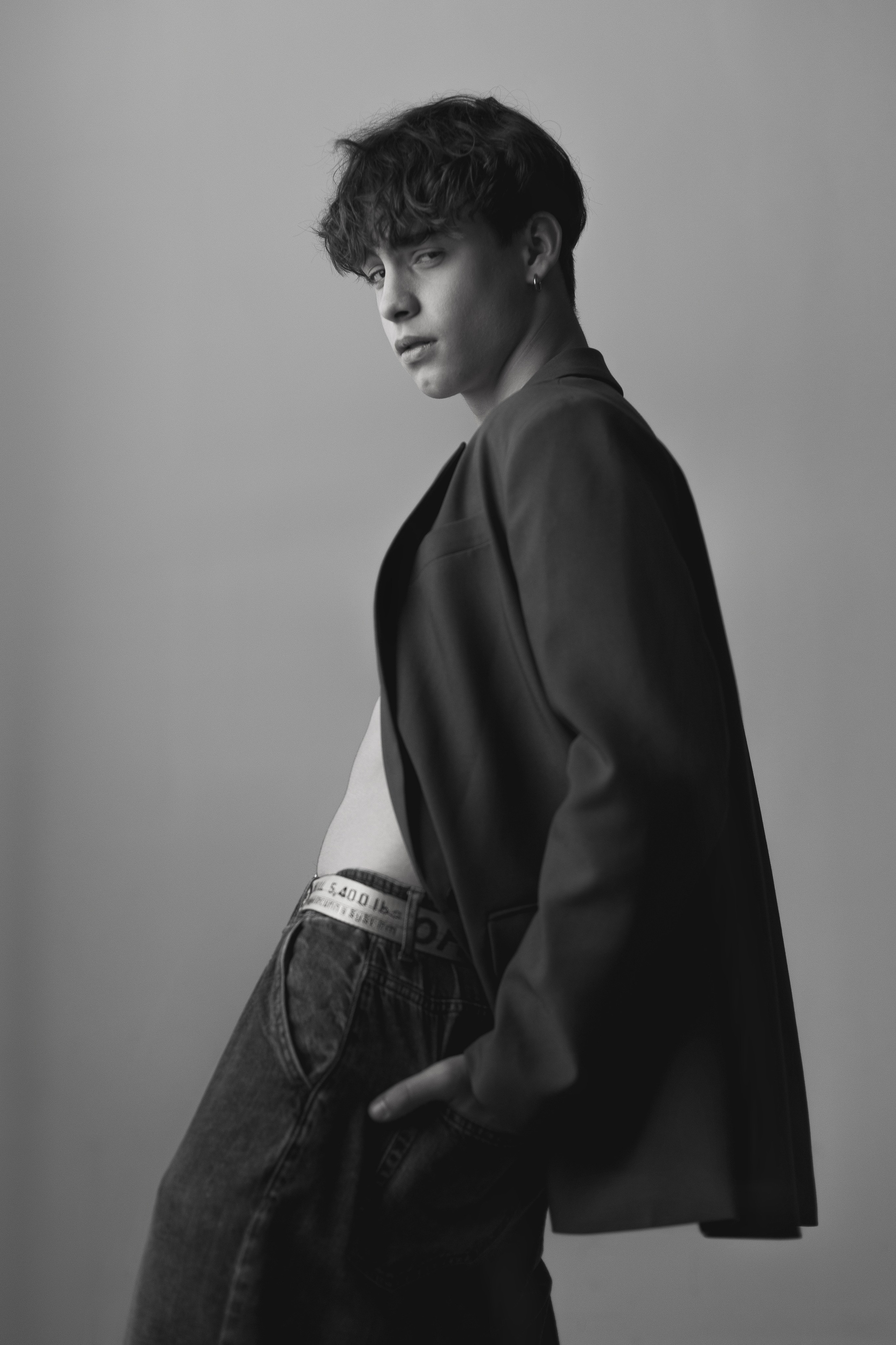 Мужской портрет ЧБ