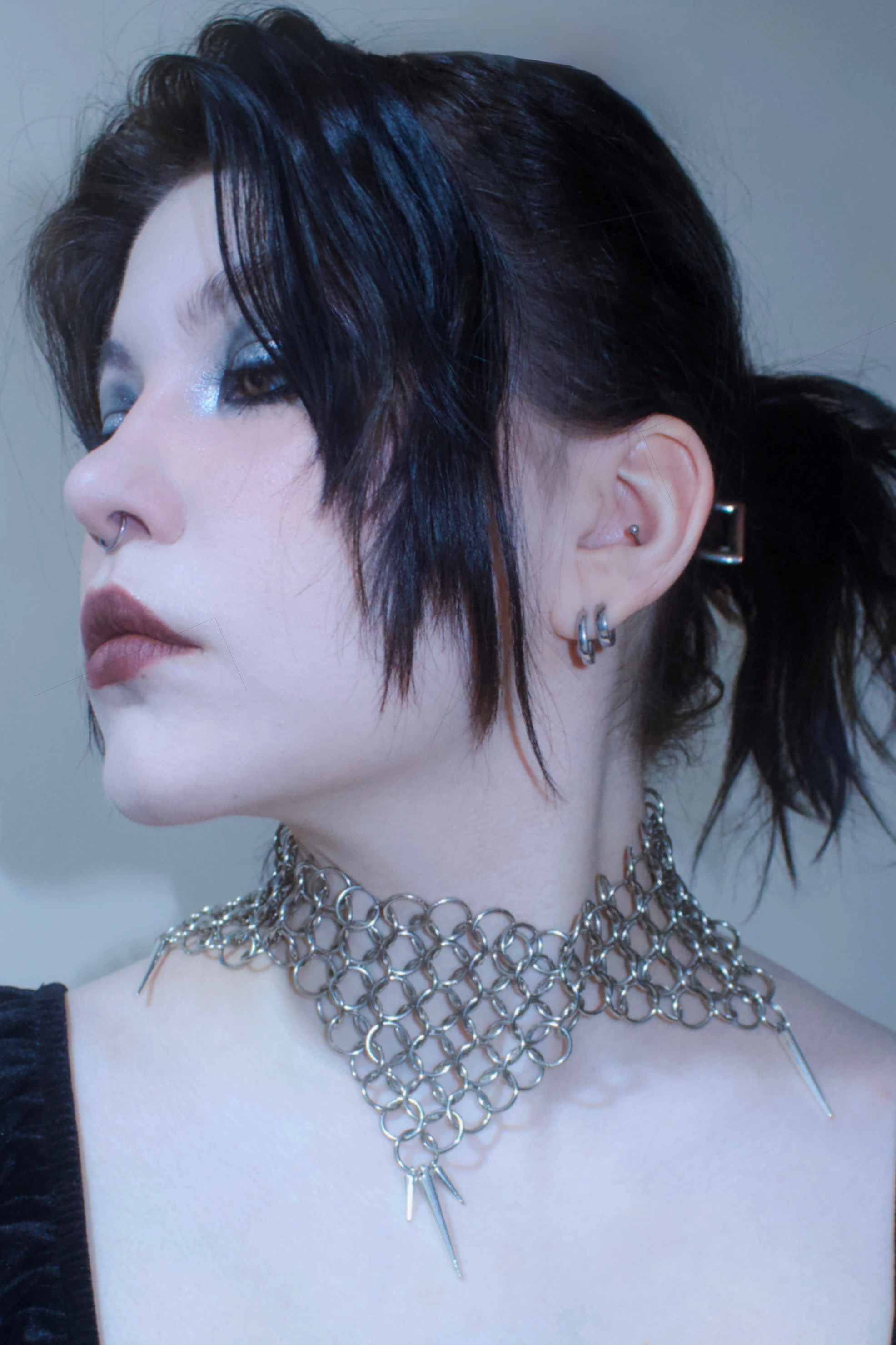 Чокеры из кольчуги. Украшения из кольчуги в Москве Соня Спросонья