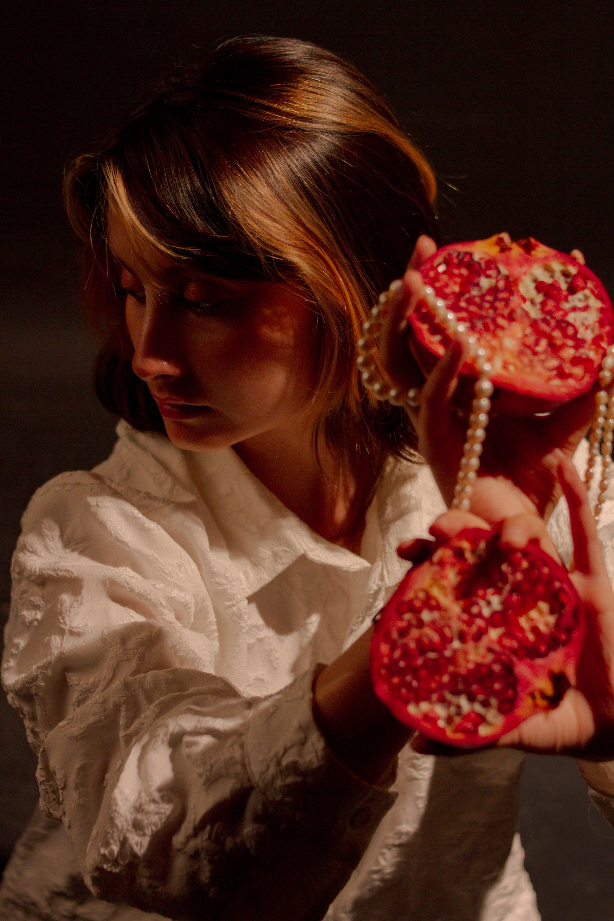 Гранат и жемчуг. Создадим шедевр? Виталина и её фотоискусство