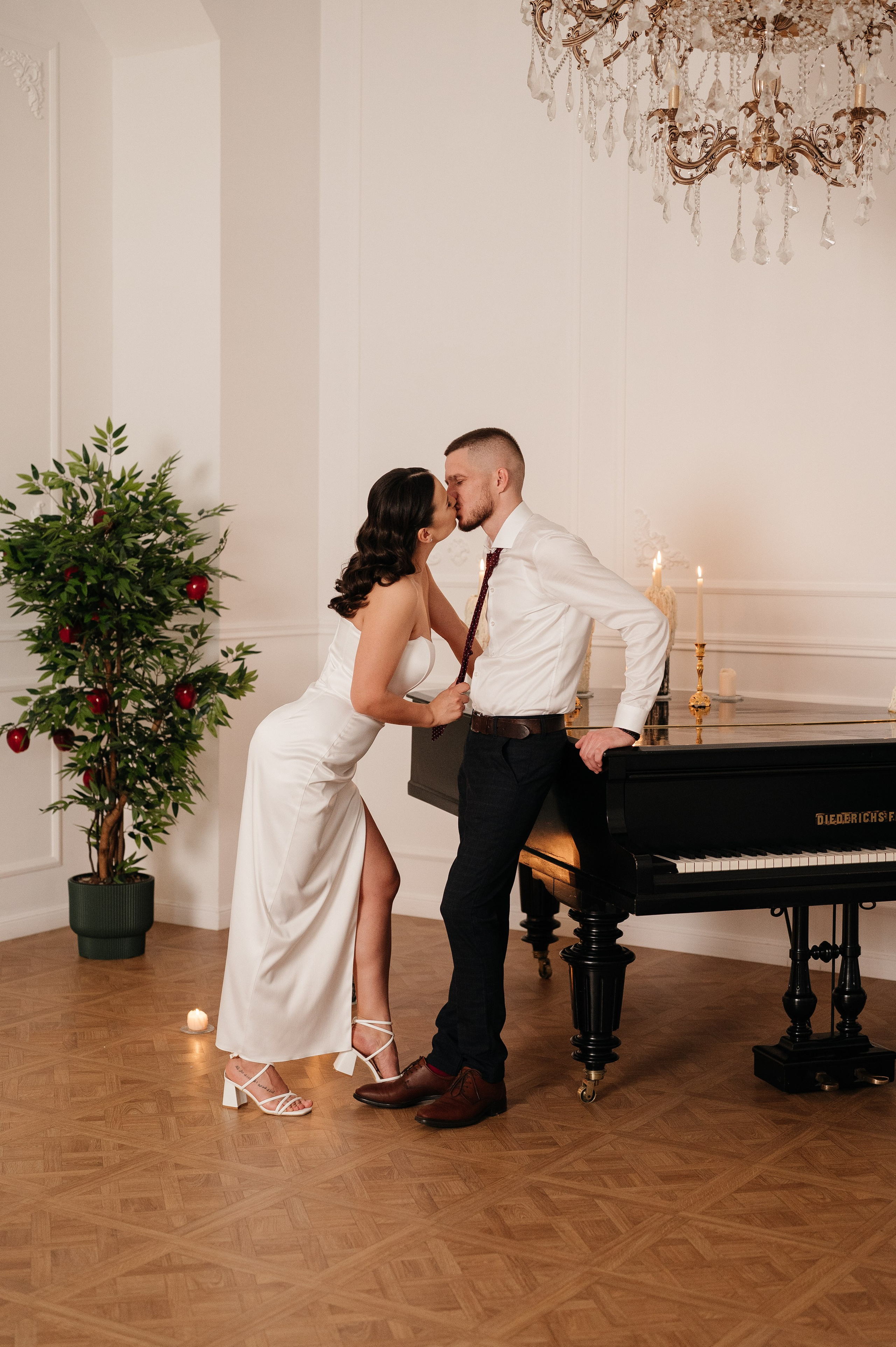 Свадебная фотосессия в студии. Свадебный и семейный фотограф в Краснодаре Алина Мельник