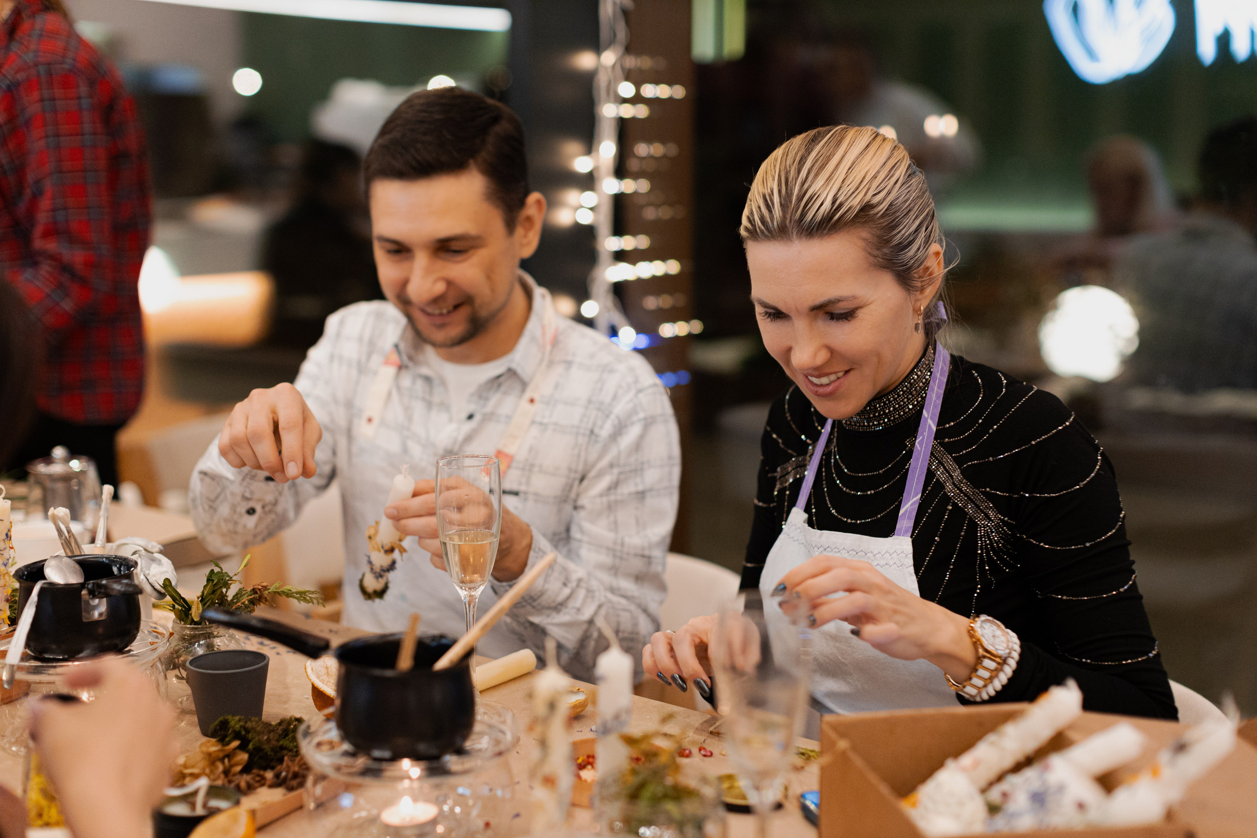 Мк свечи и венок (новогодний корпоратив). Анастасия Ракчеева Художник