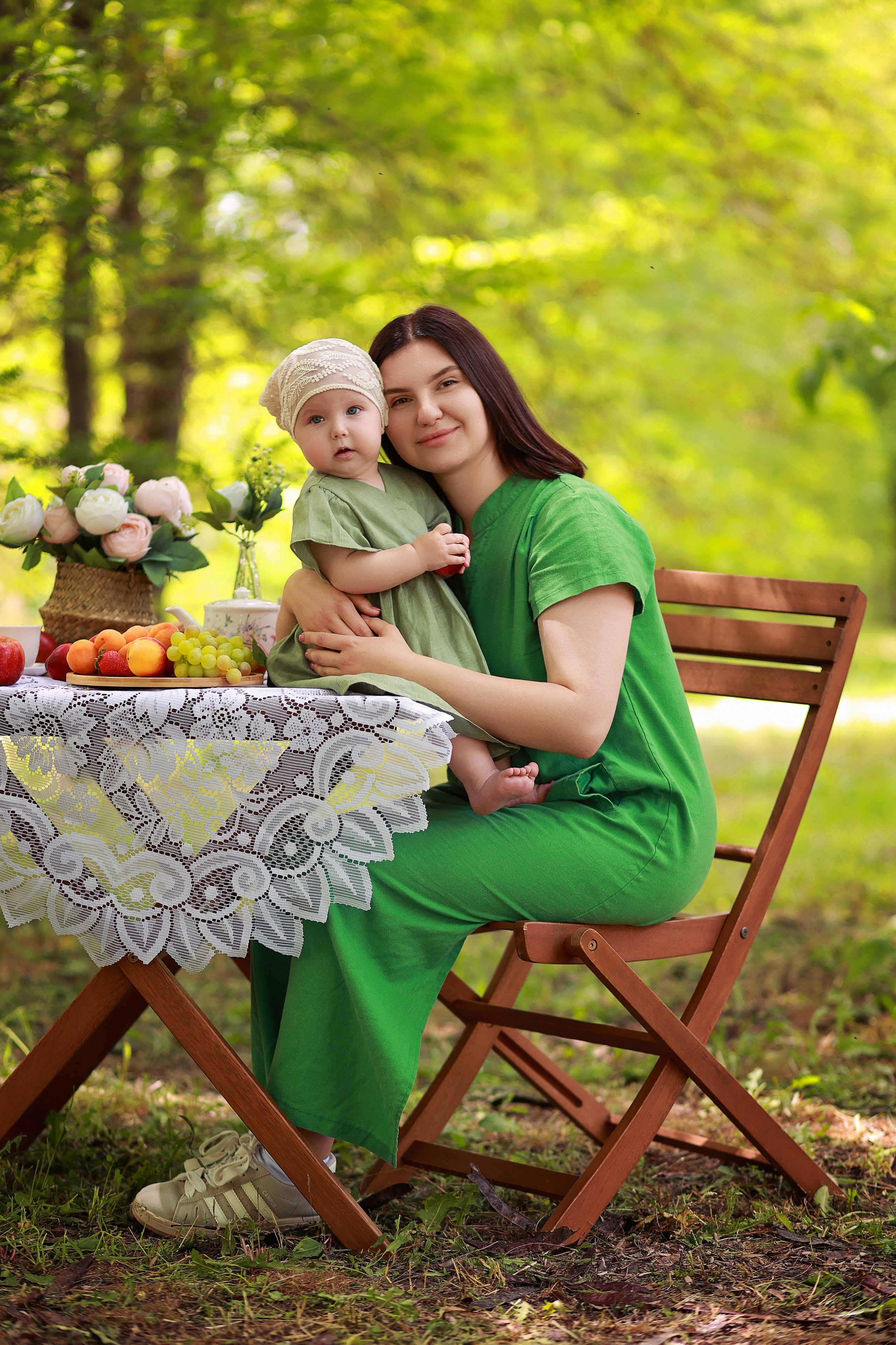 Чаепитие в парке. Детский семейный фотограф Краснодар