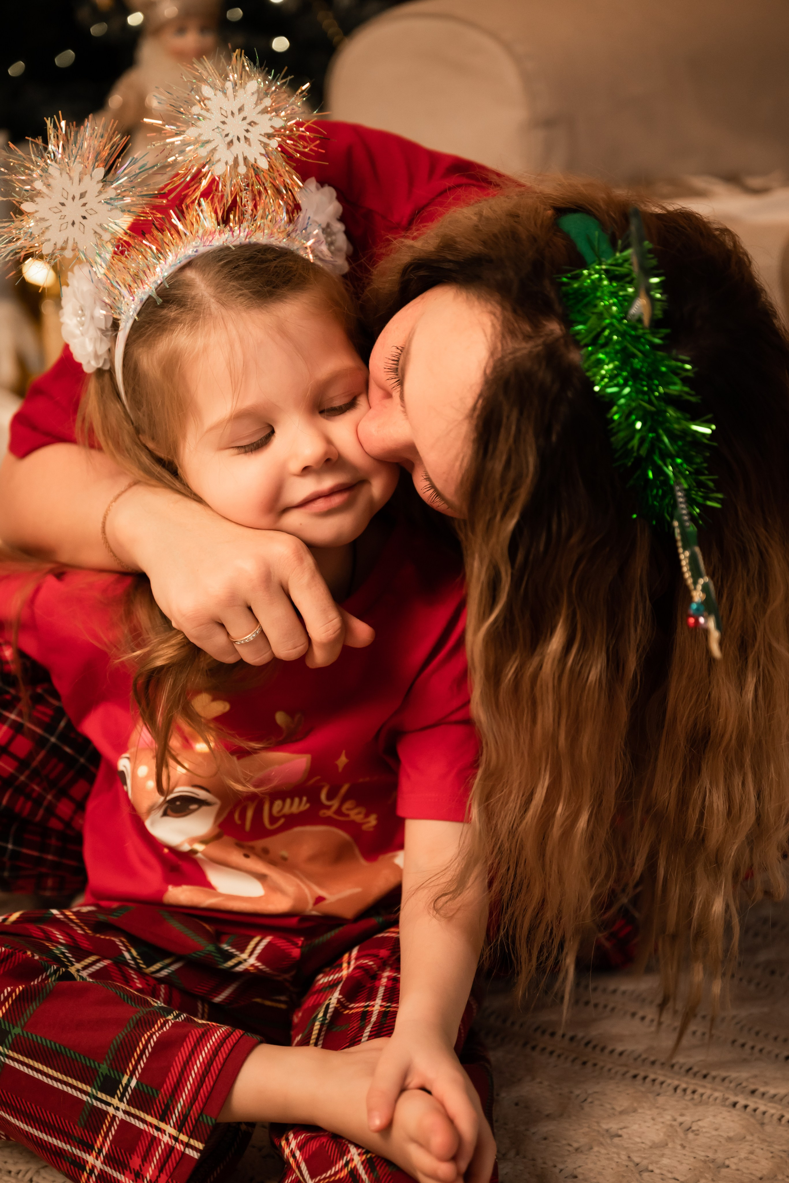 Новогодняя фотосессия в студии Location. Фотограф Ксения Огородова портфолио