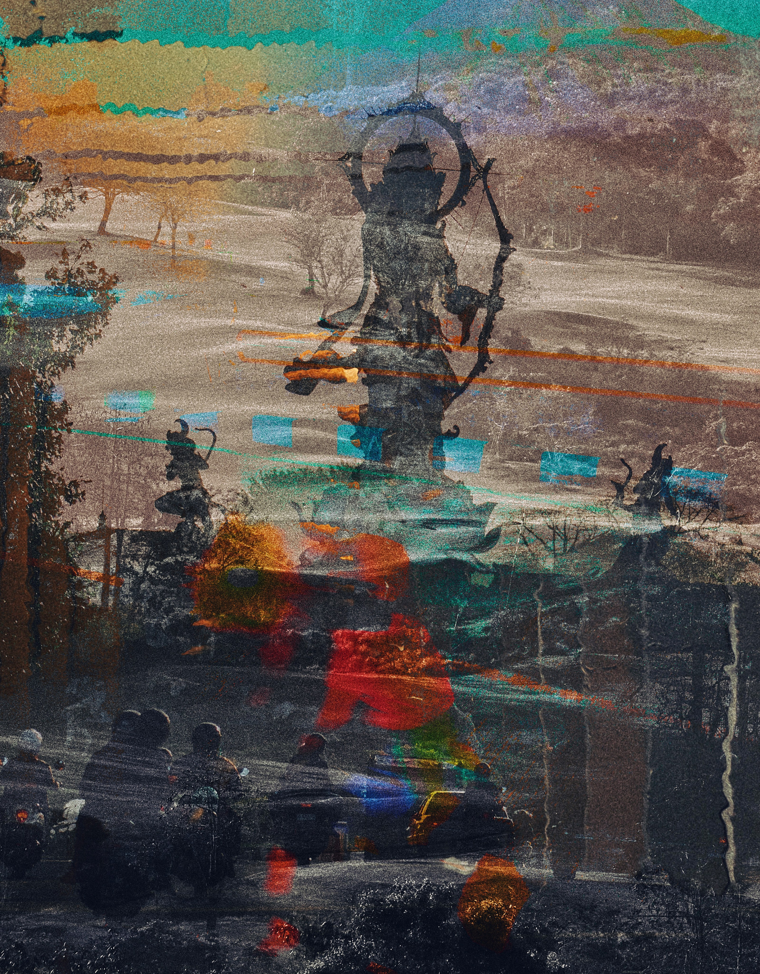 Collage. See the moment and catche. commercial and reportage