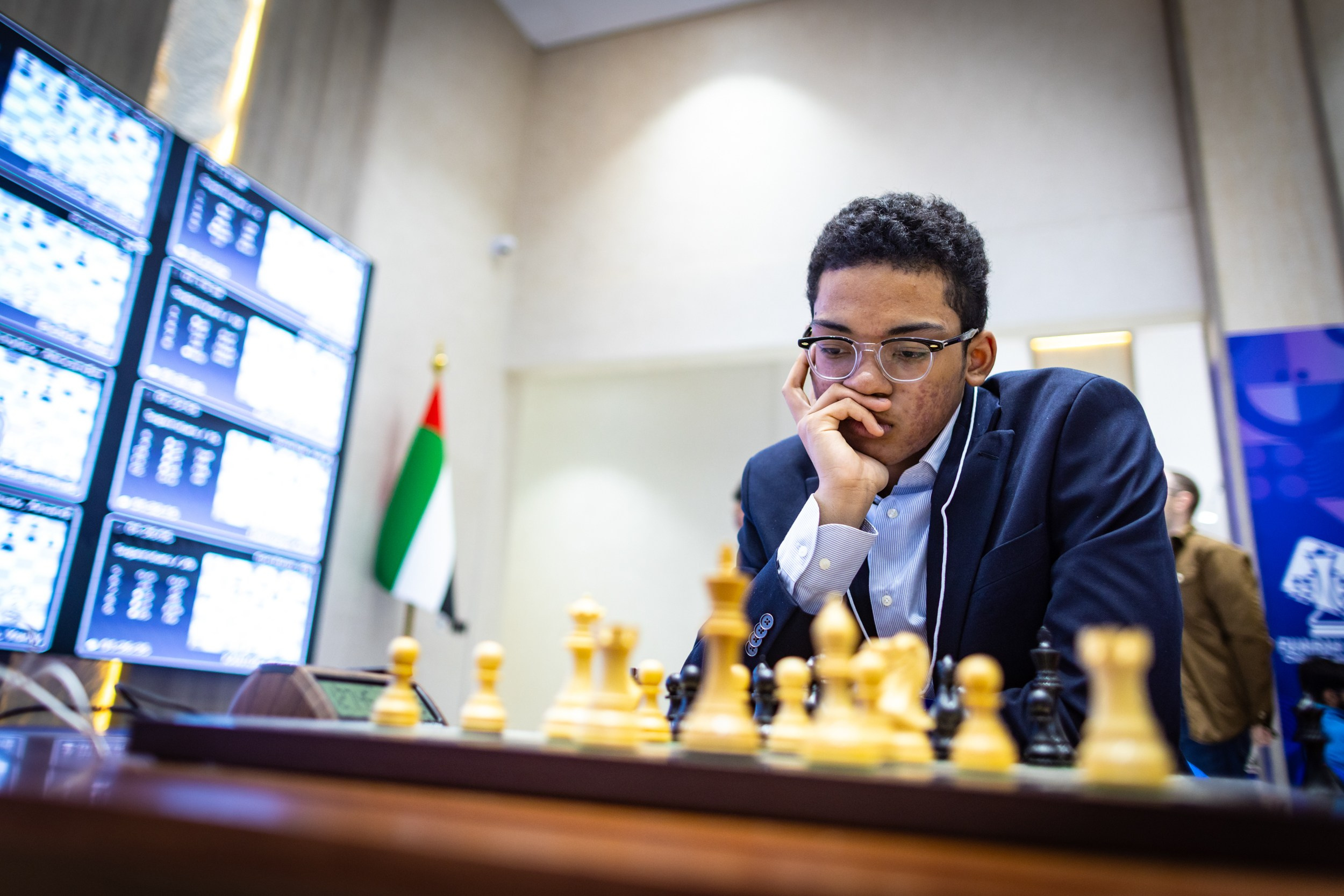 2025.08.31 1st. FUJAIRAH GLOBAL Chess Championship — Round8. Фотограф Анна Штурман (репортажная съёмка любых событий и мероприятий) Anna Shtourman photographer