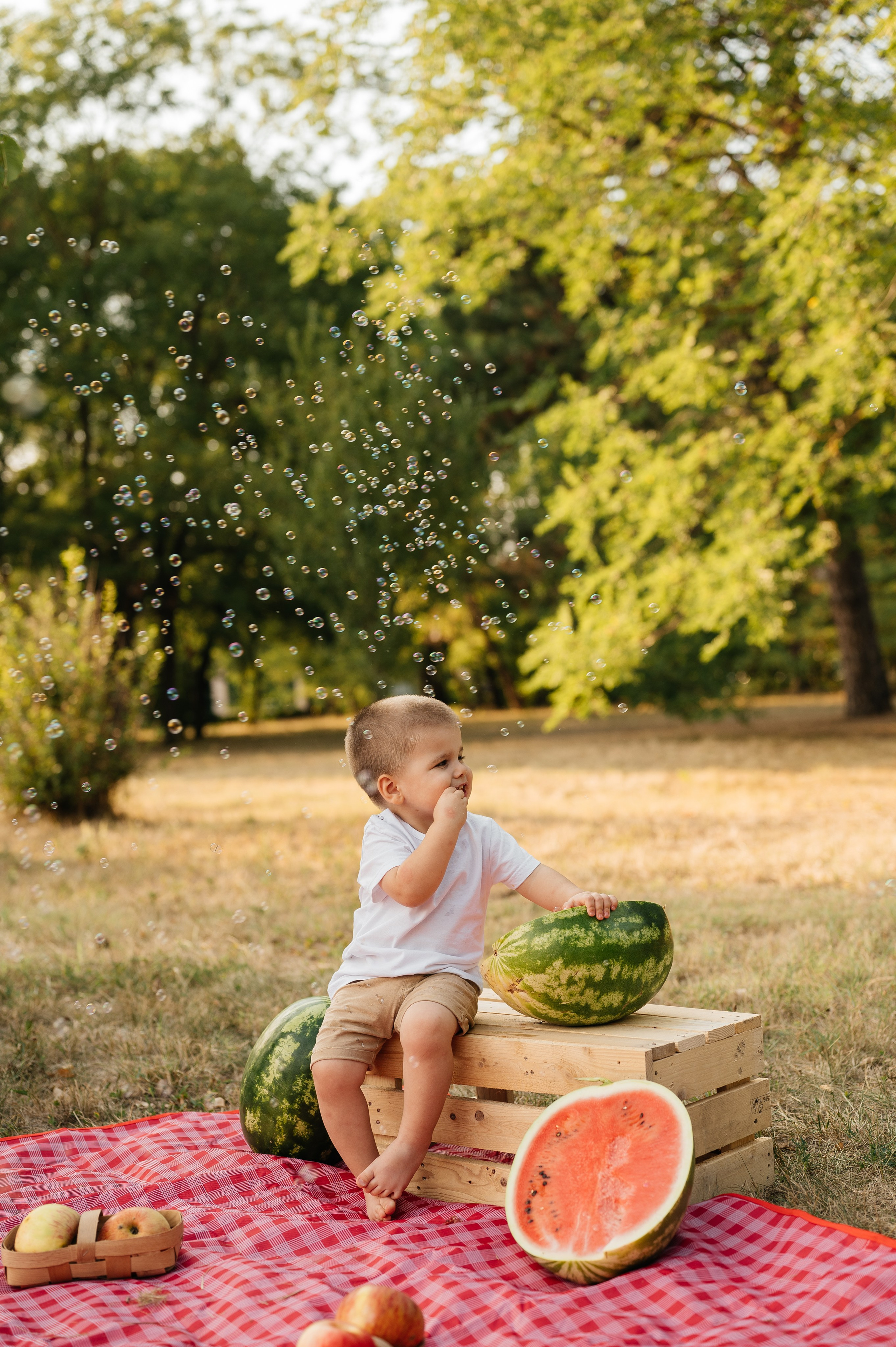 Летняя семейная фотосессия в парке. Свадебный и семейный фотограф в Краснодаре Алина Мельник