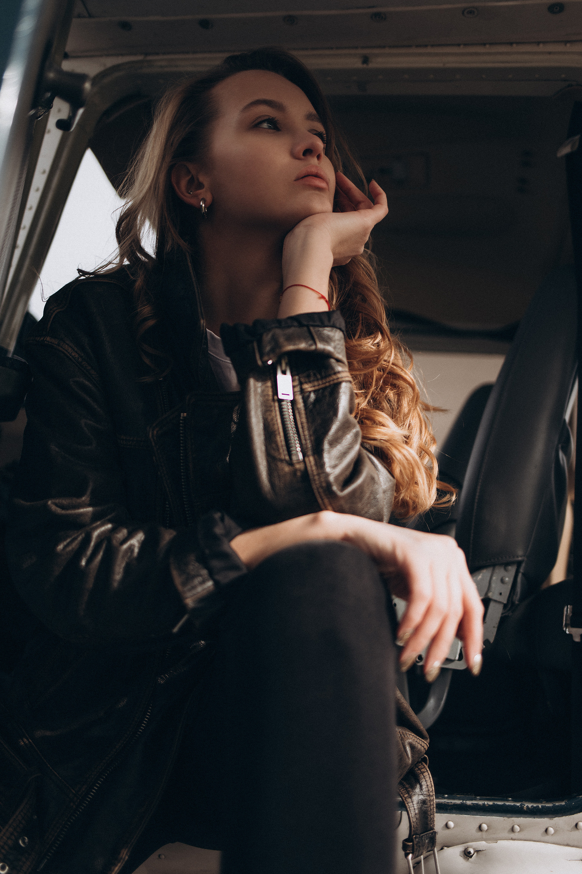 Анастасия. Аэродром Новинки. Женский портретный фотограф в Москве Елена Разина