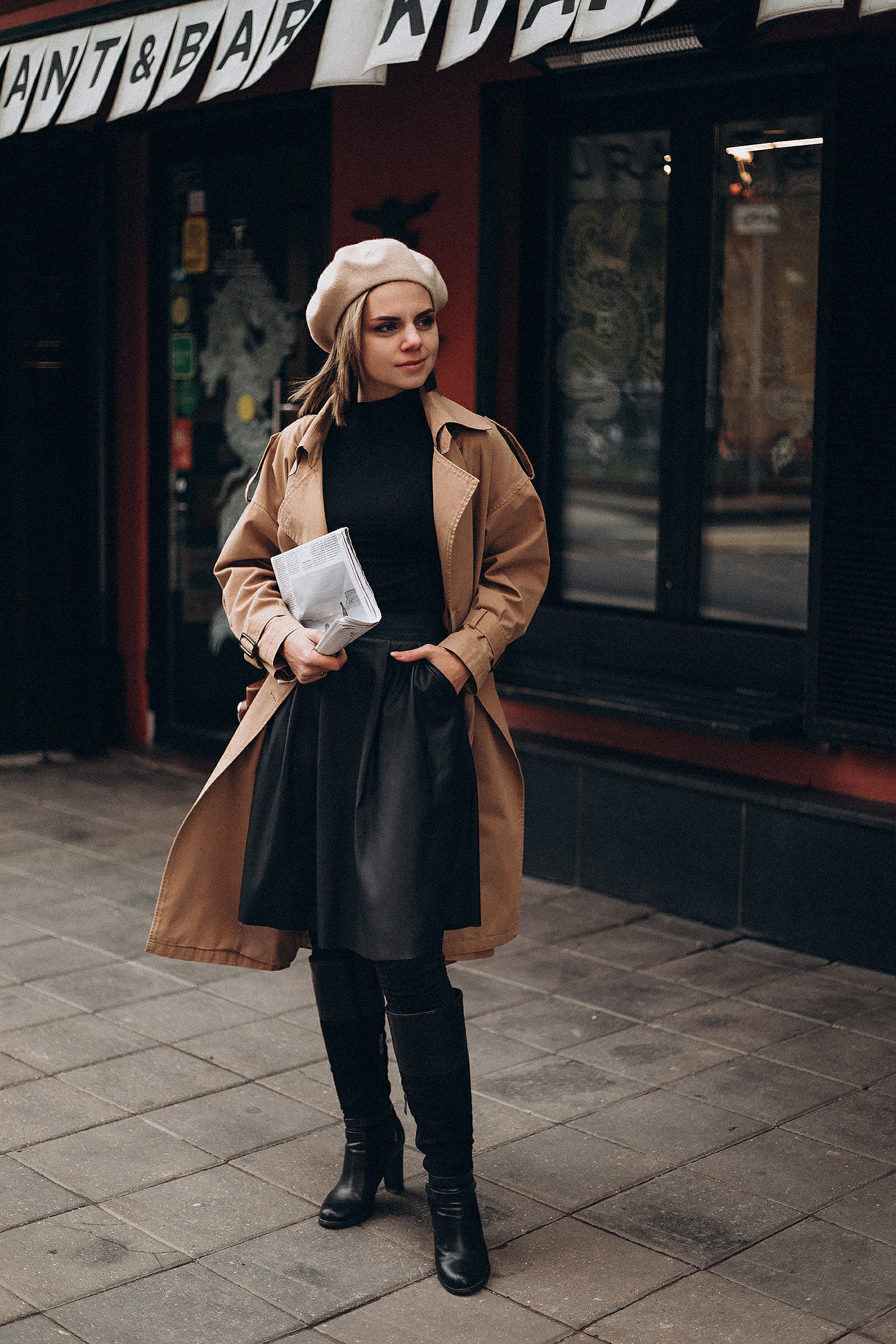 Татьяна. Прогулка на Патриках. Женский портретный фотограф в Москве Елена Разина