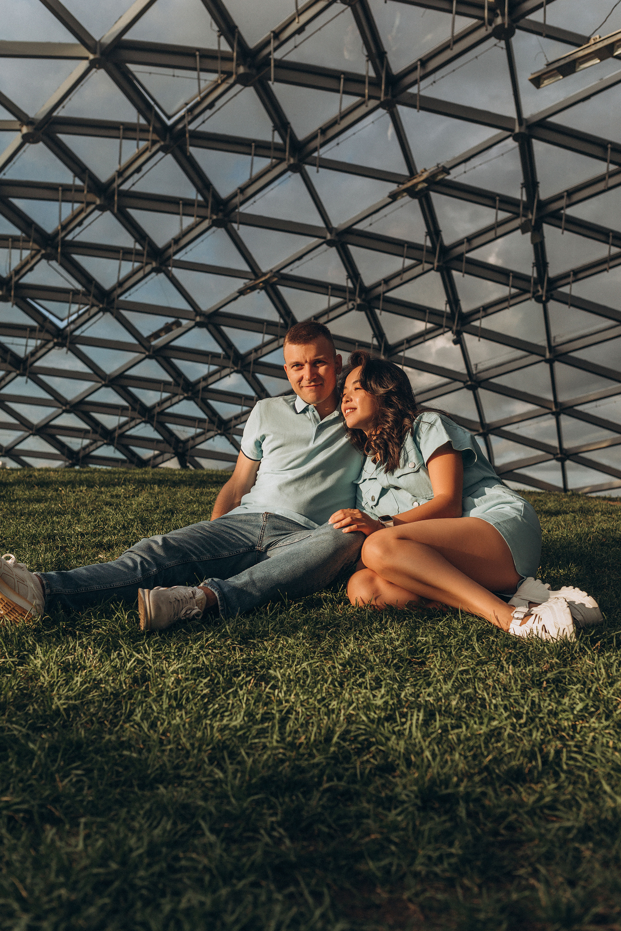 Анара и Дмитрий с девочками. Женский портретный фотограф в Москве Елена Разина