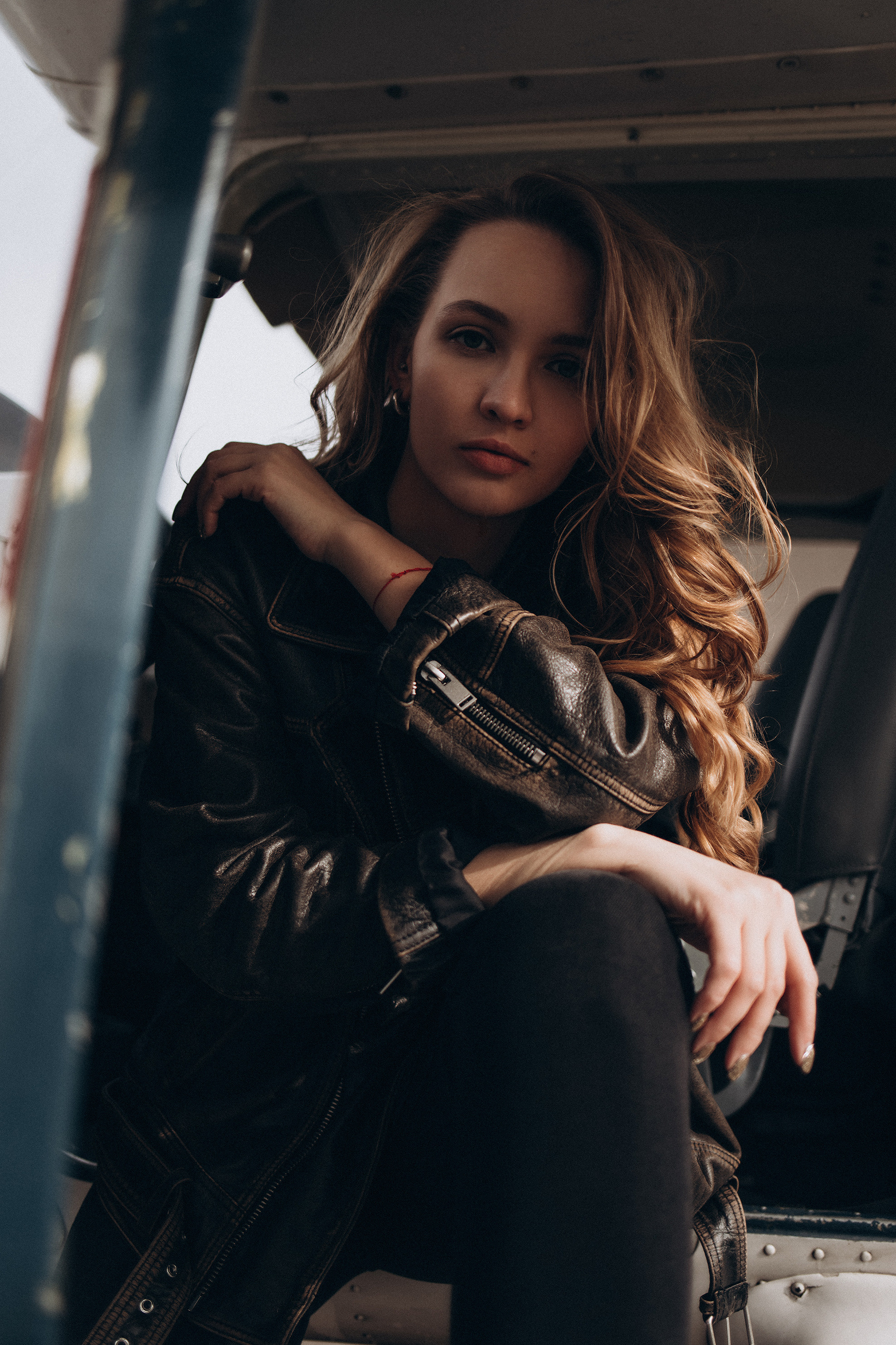 Анастасия. Аэродром Новинки. Женский портретный фотограф в Москве Елена Разина