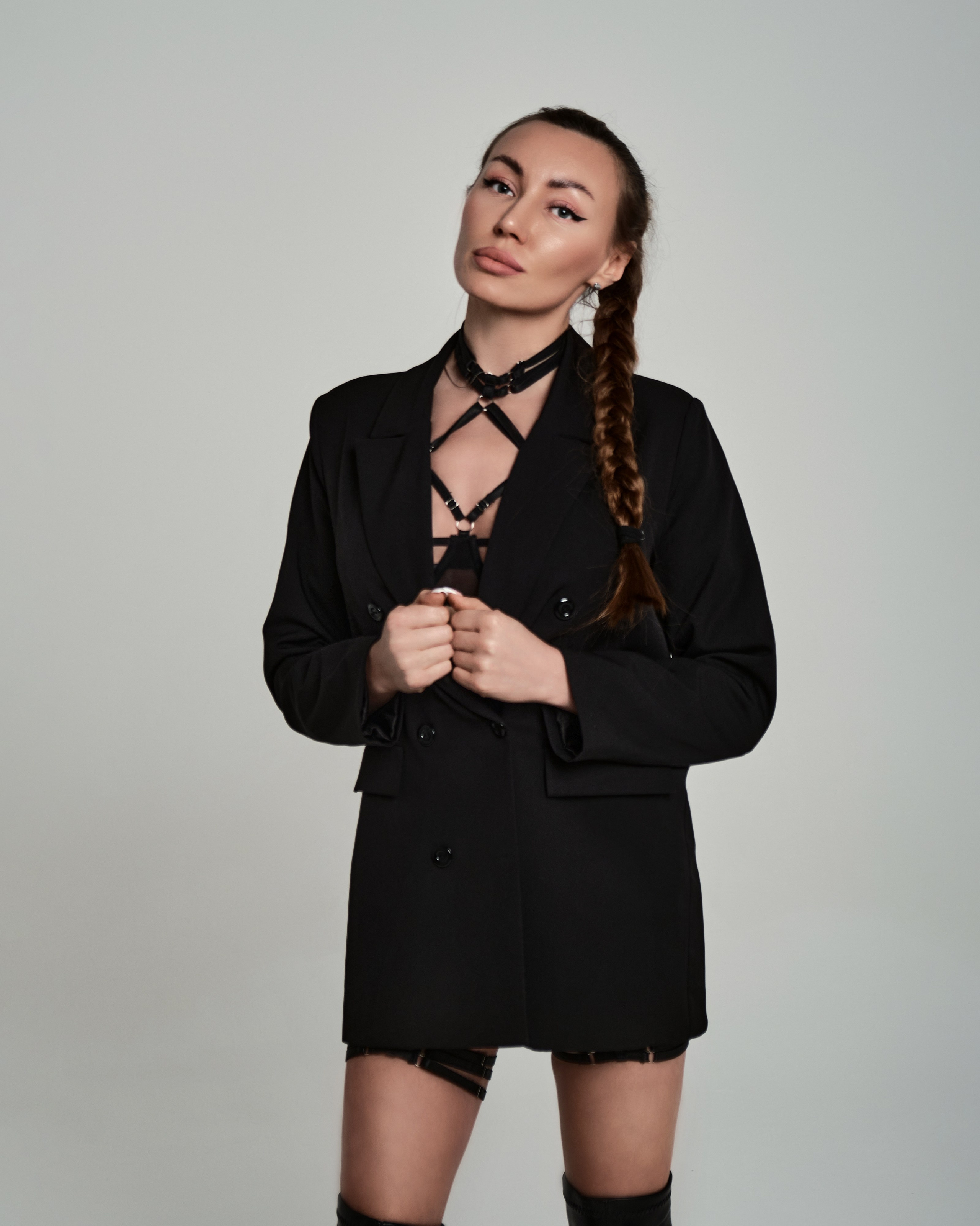 Будуарный портрет. Портретный фотограф на новый год в Москве Виктория Колышева