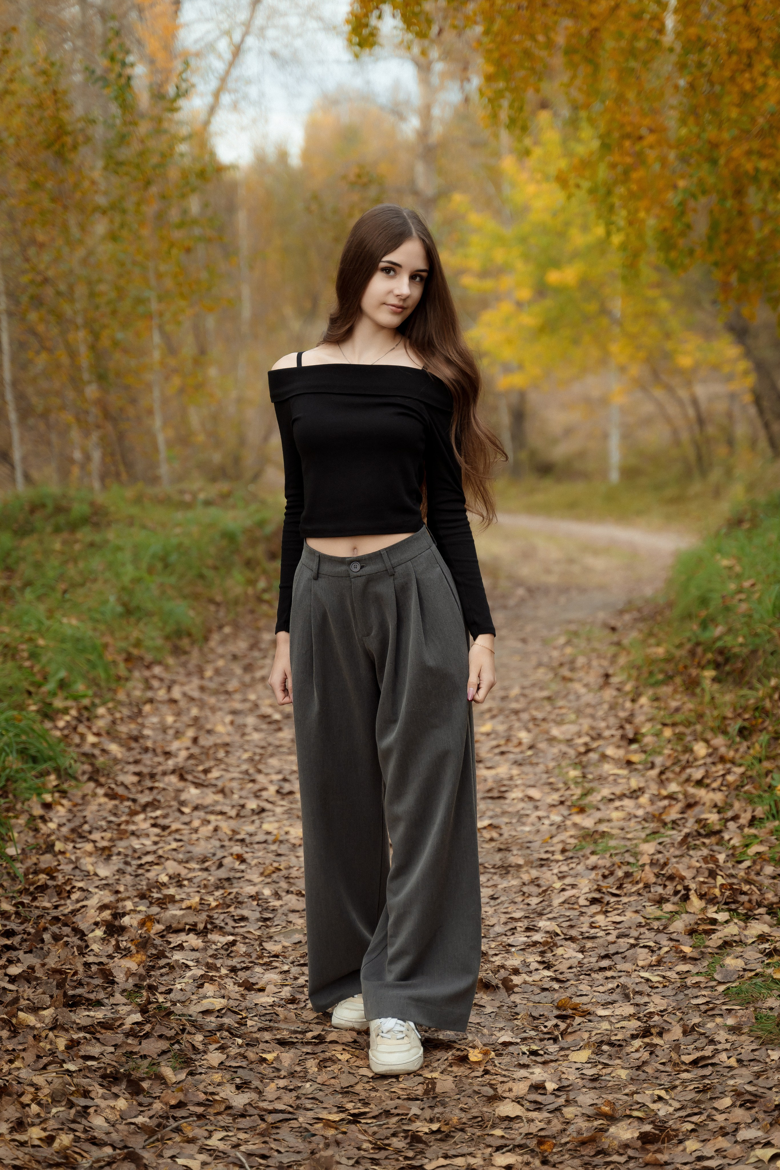 Фотосессия осенью в парке. 11 класс. Фотограф Ким Наталья в Красноярске