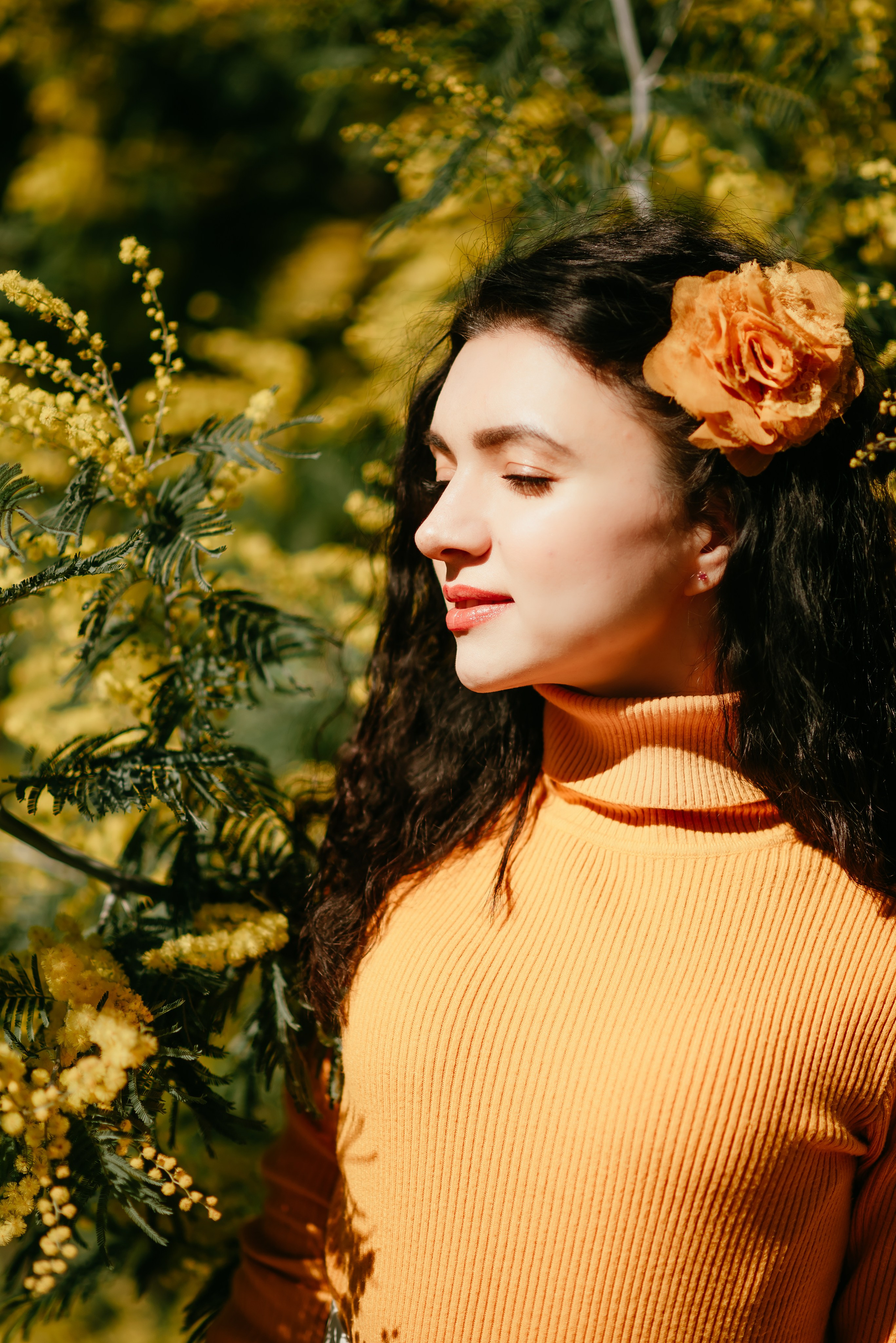 Мимоза. Семейный и женский фотограф Лоо Краснодар Сочи Энем Татьяна Трибурт