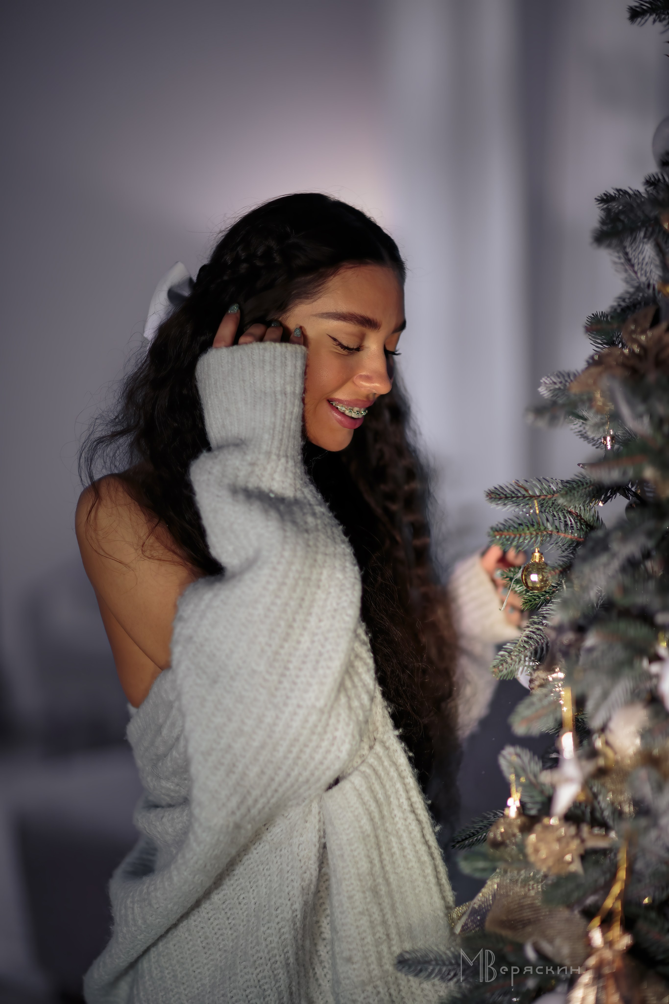 Новогодняя в студии