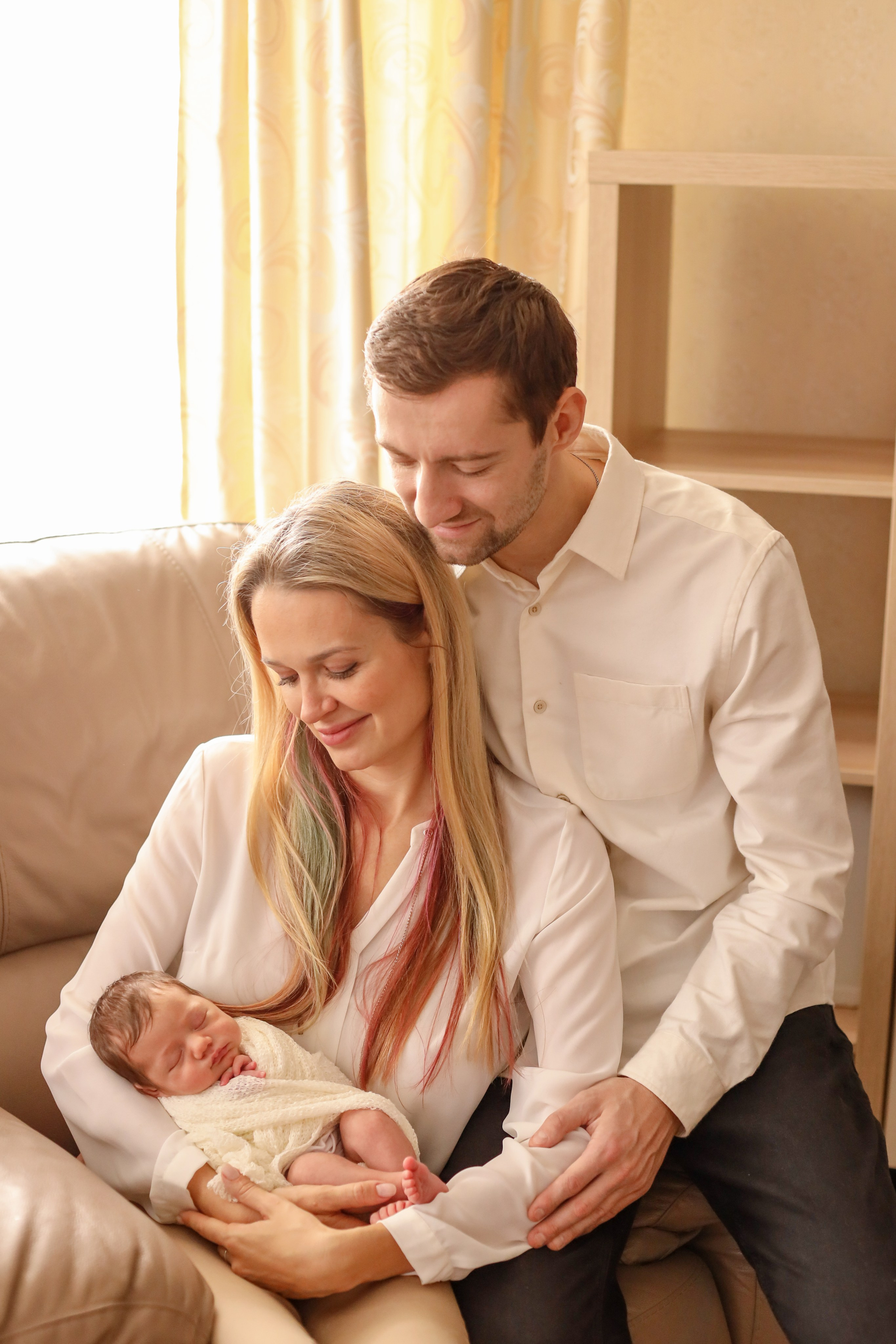 Семья Алины. Семейный фотограф и фотограф новорожденных в Санкт-Петербурге Алина Фе