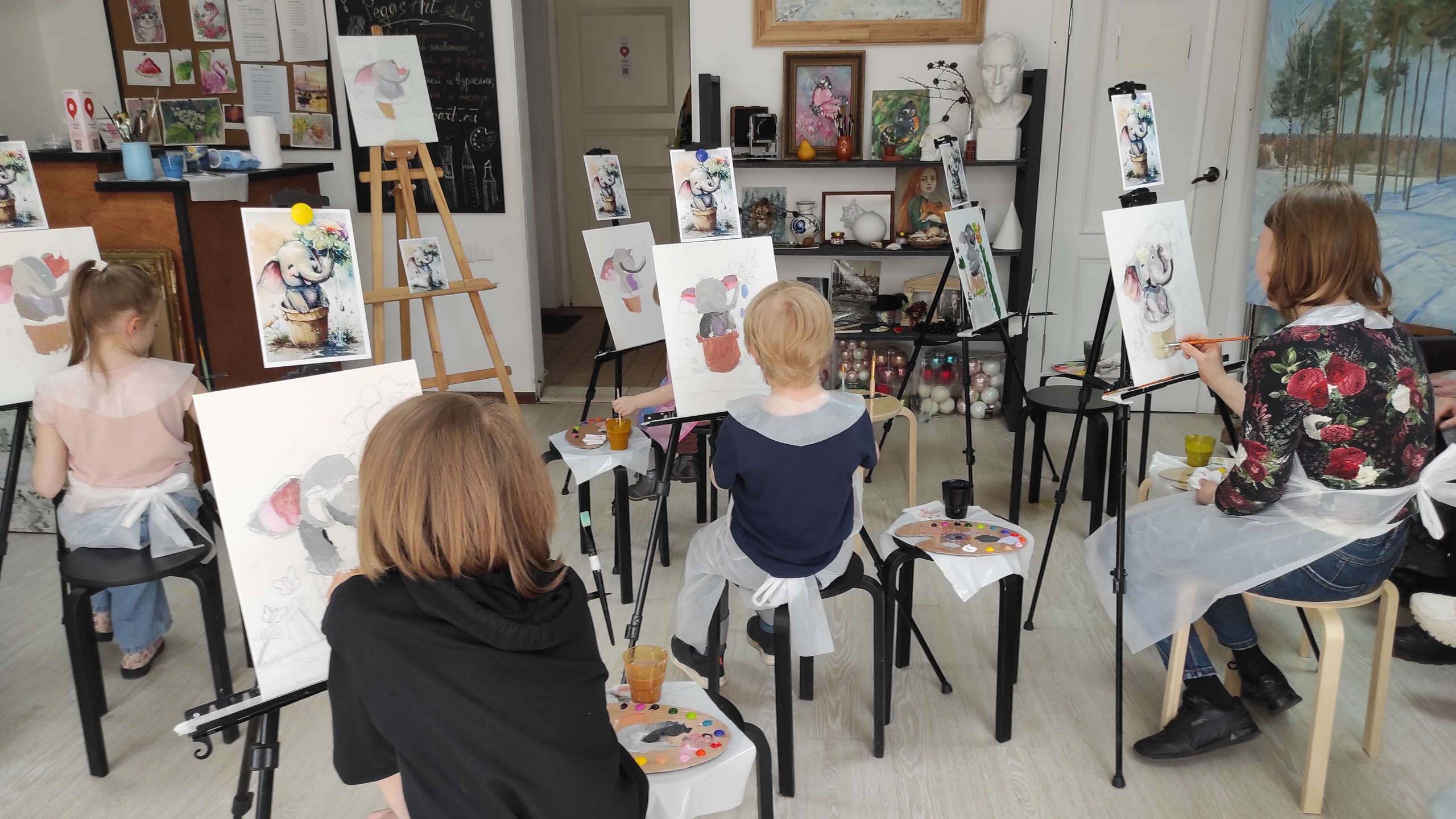 Арт-вечеринки. Арт-вечеринки и мастер-классы в Москве для взрослых и детей