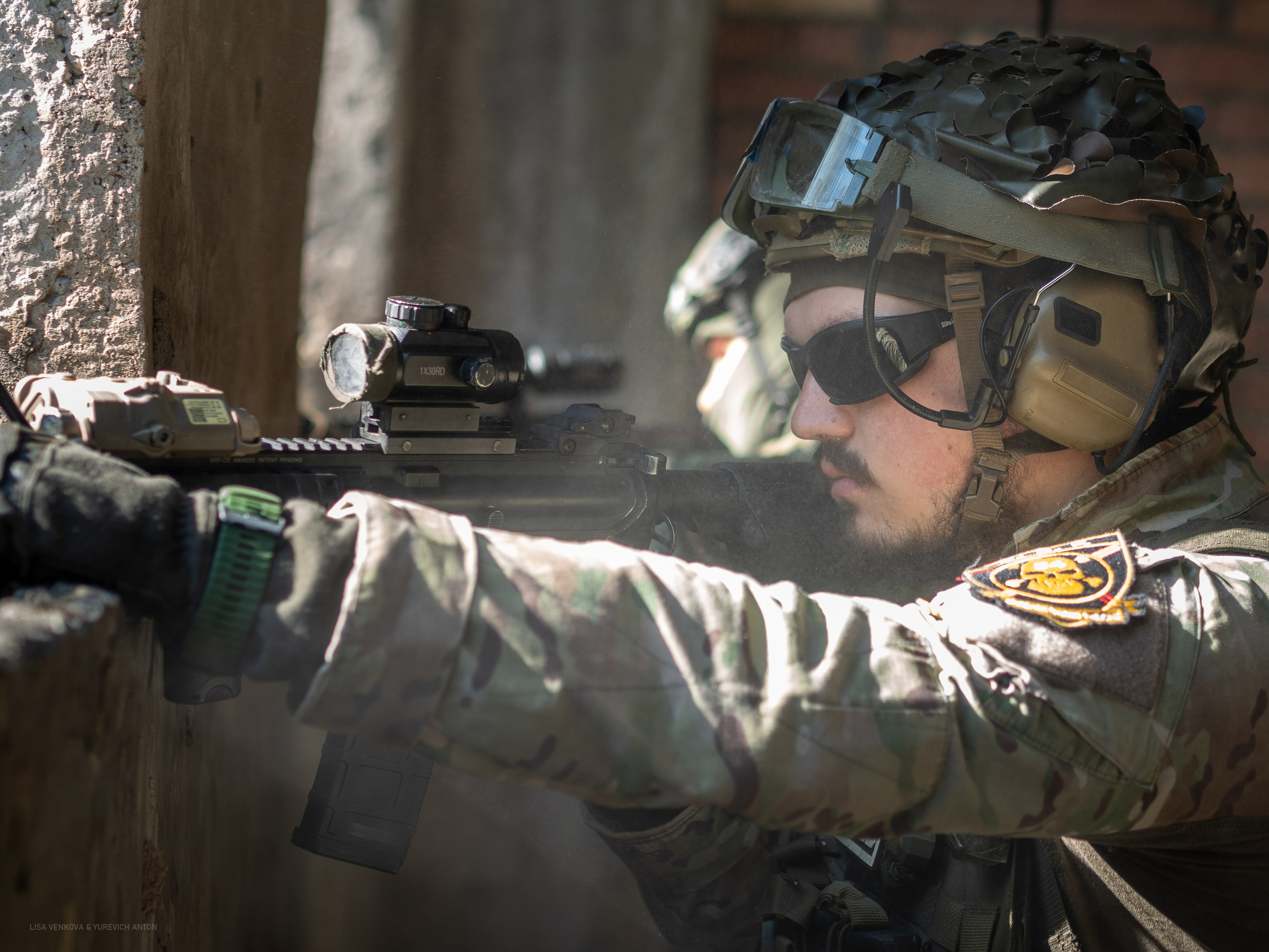 Милитари. Сайт портфолио двух профессиональных фотографов