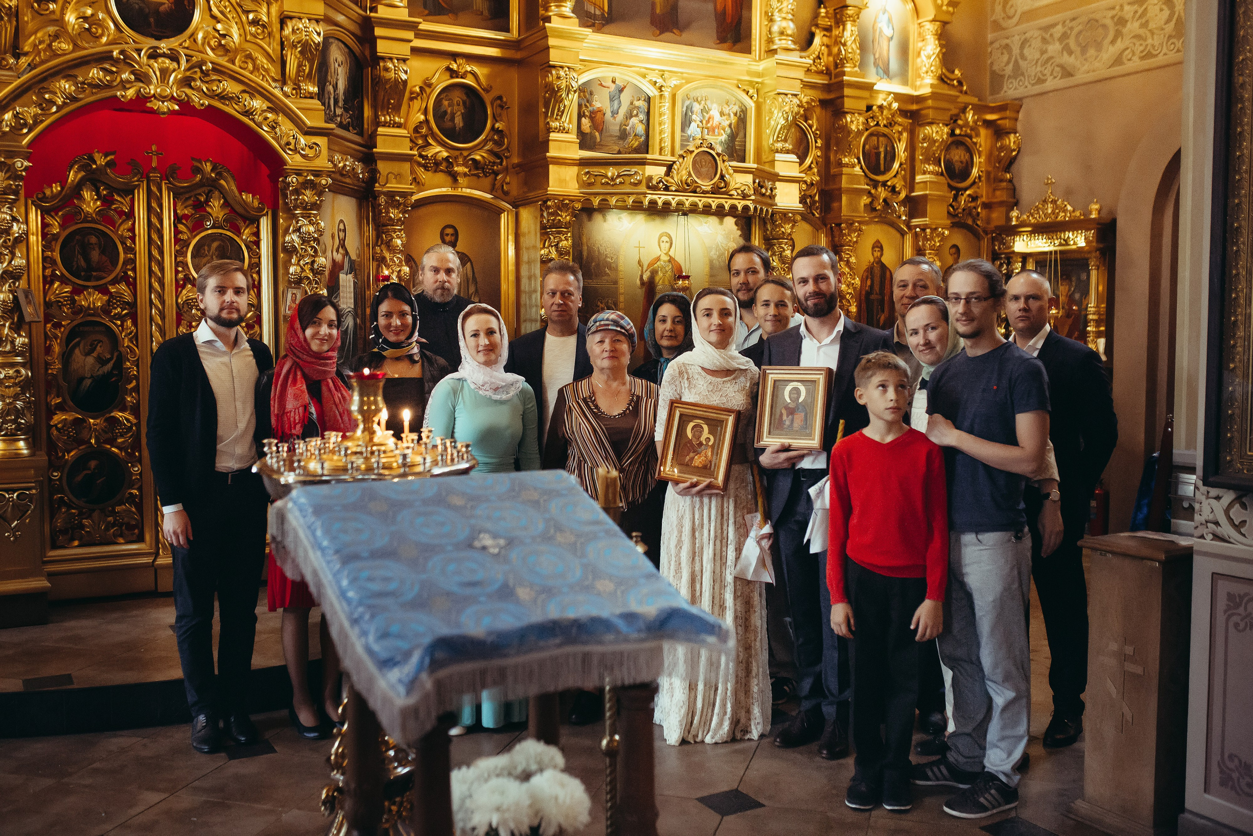 Венчание Виктора и Марии. Фотограф на Крещение, семейный фотограф в Москве