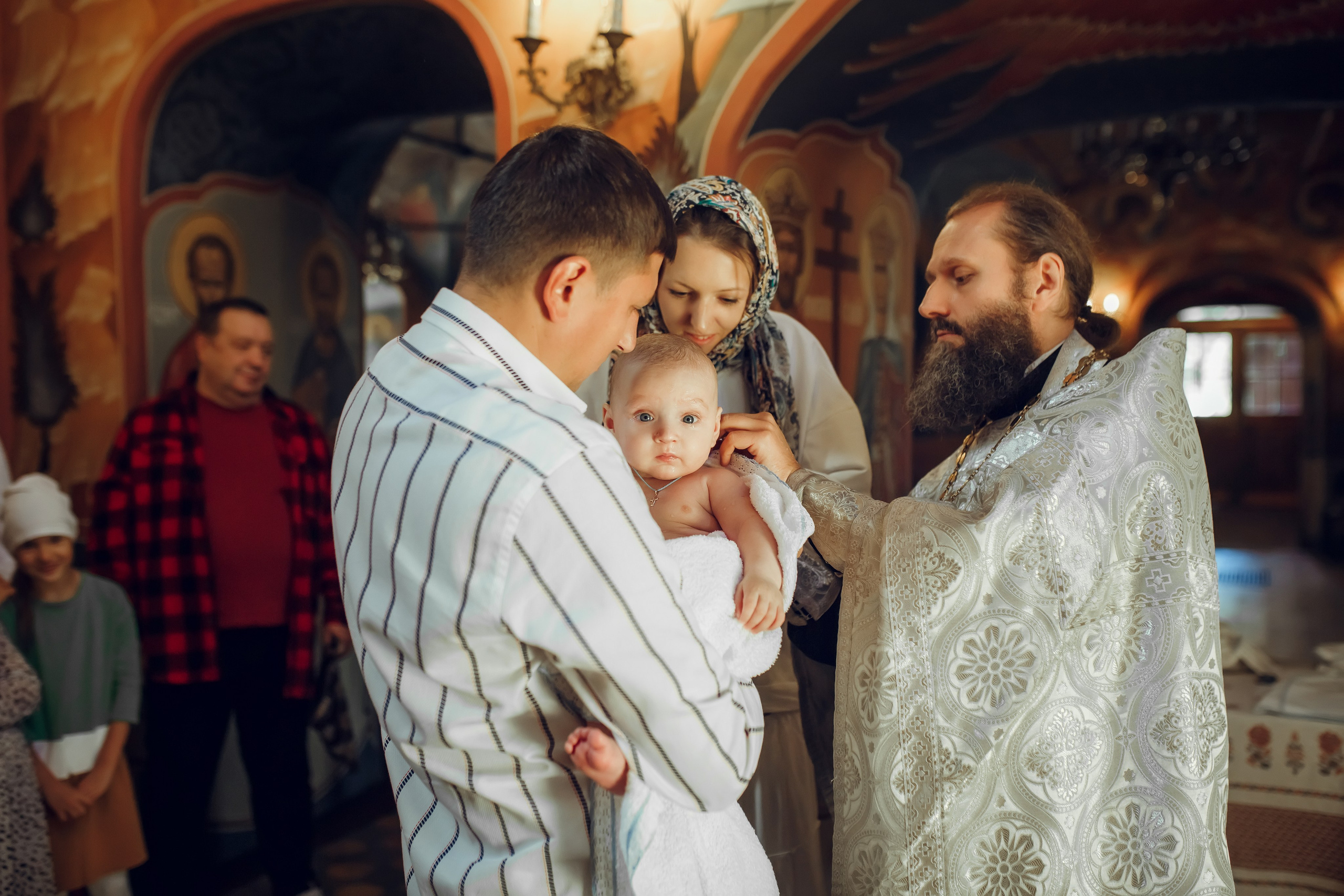 Крещение Эрика. Фотограф на Крещение, семейный фотограф в Москве
