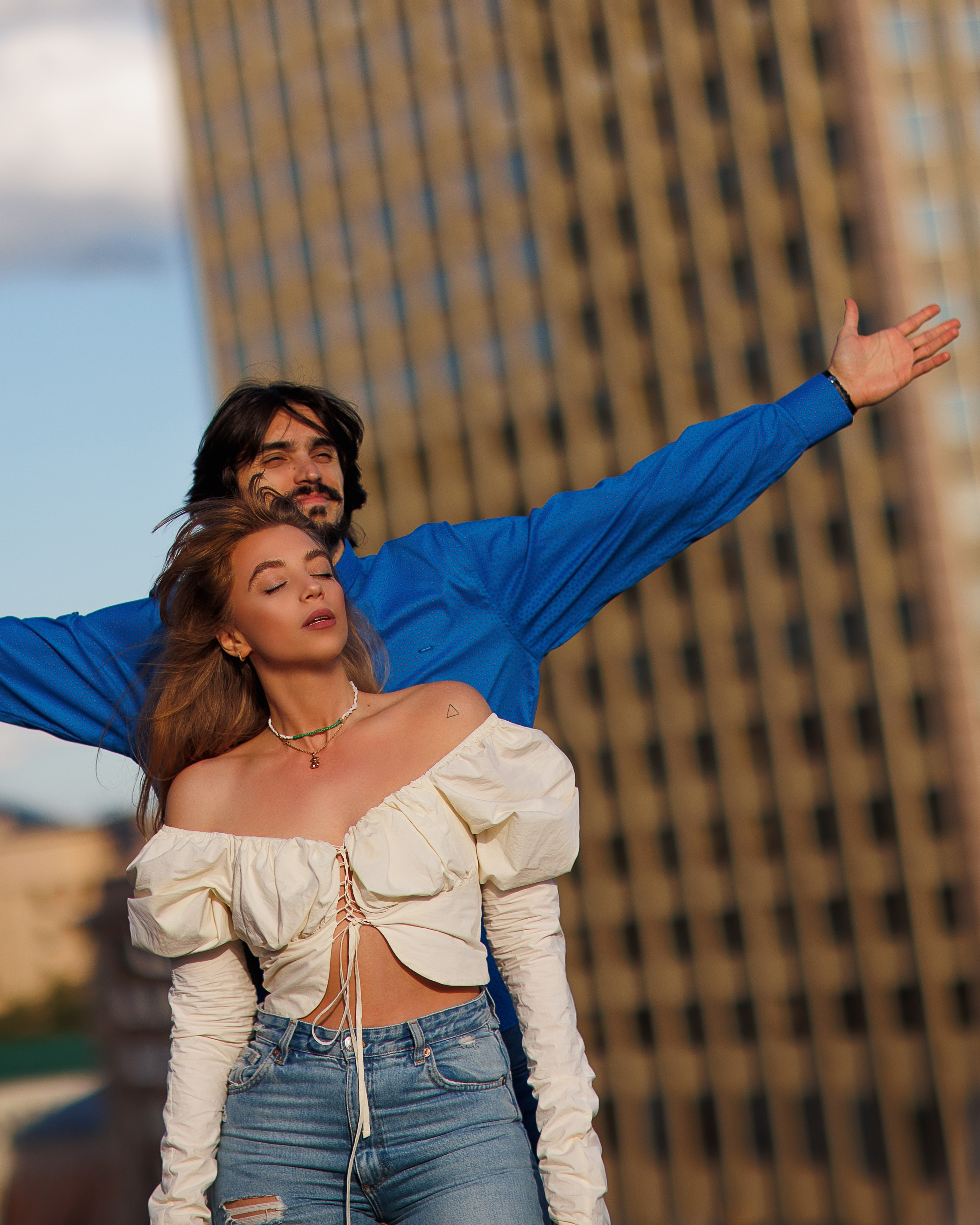 На крыше. Марковкина КрисТина