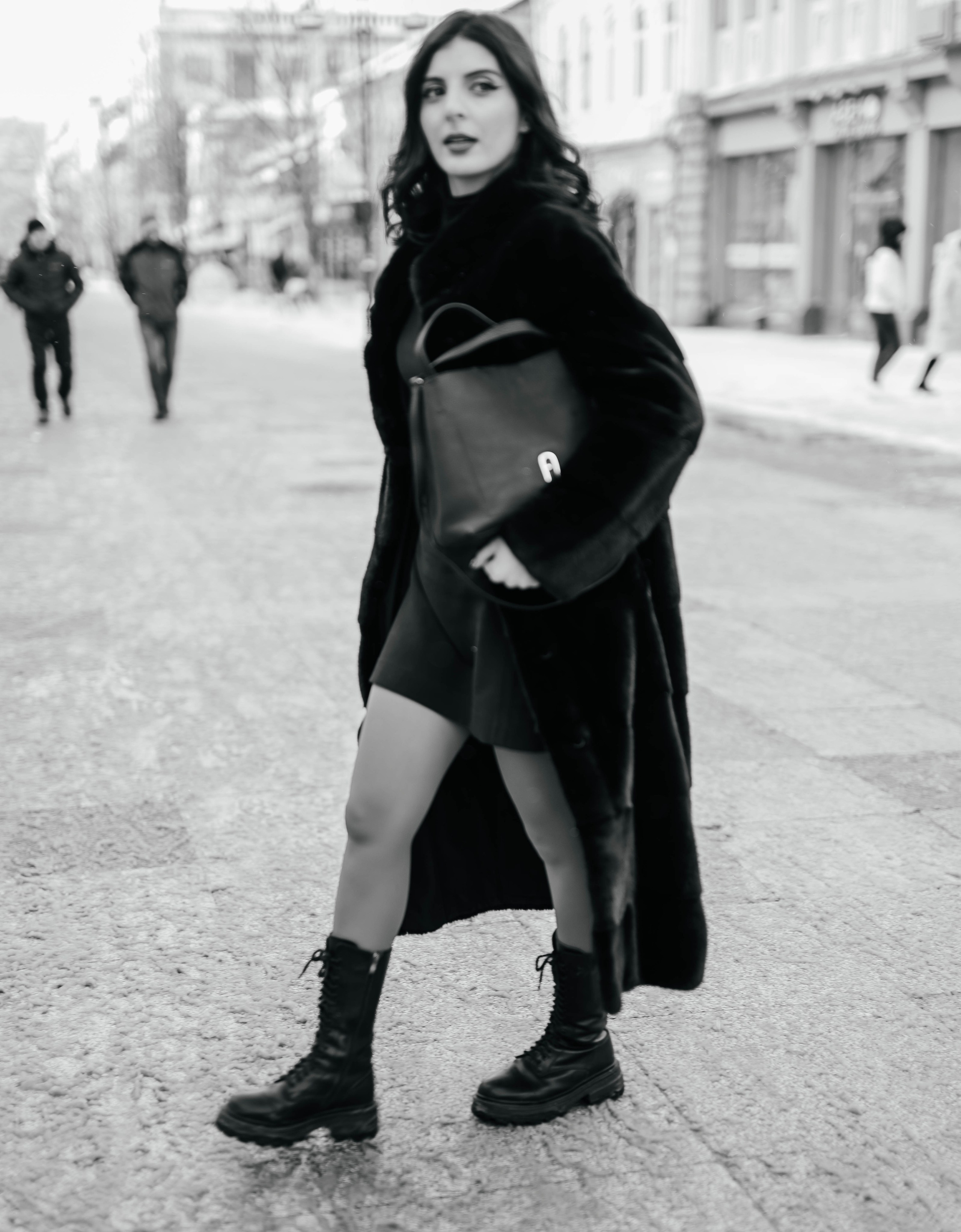 Фотосессия зима в городе. Свадебный фотограф в Саратове и Москве Гусейнова Рухия