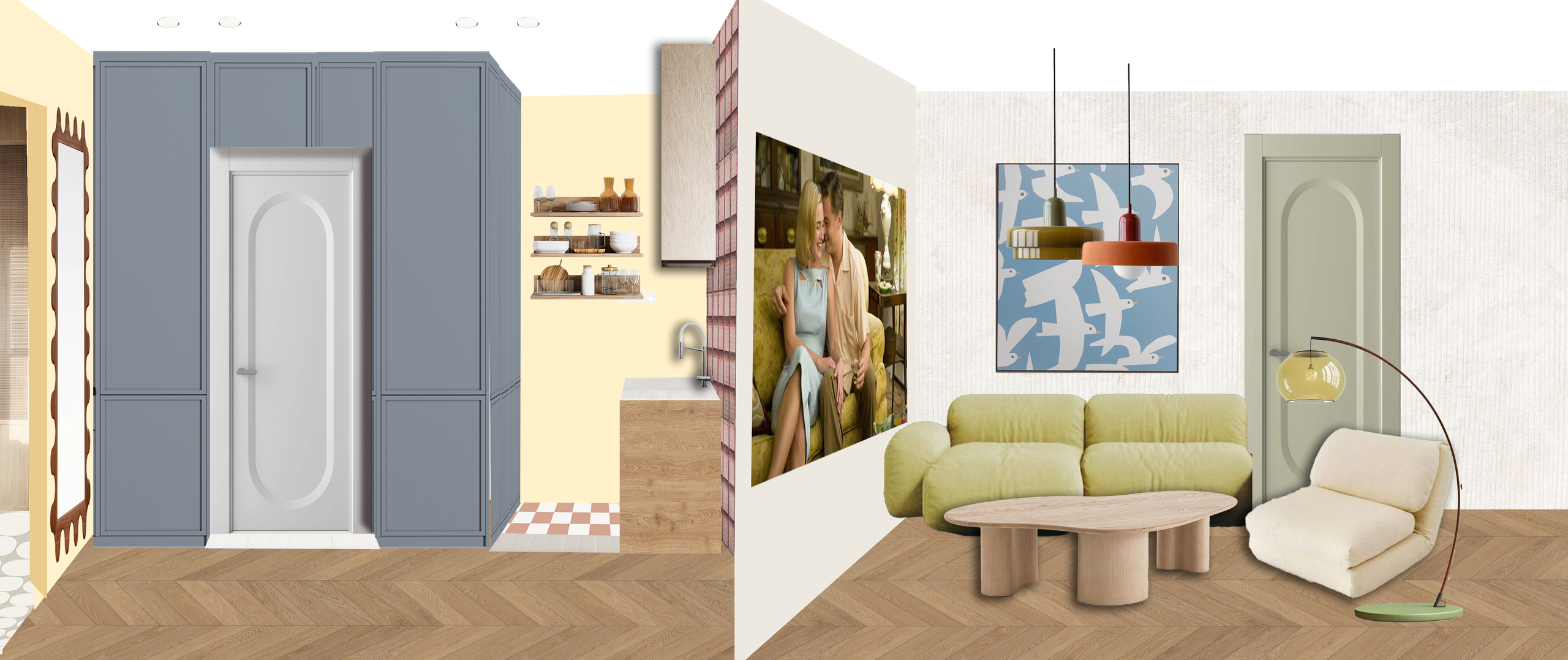 «Синтез маршрутов». Modern Muf: студия интерьерного дизайна