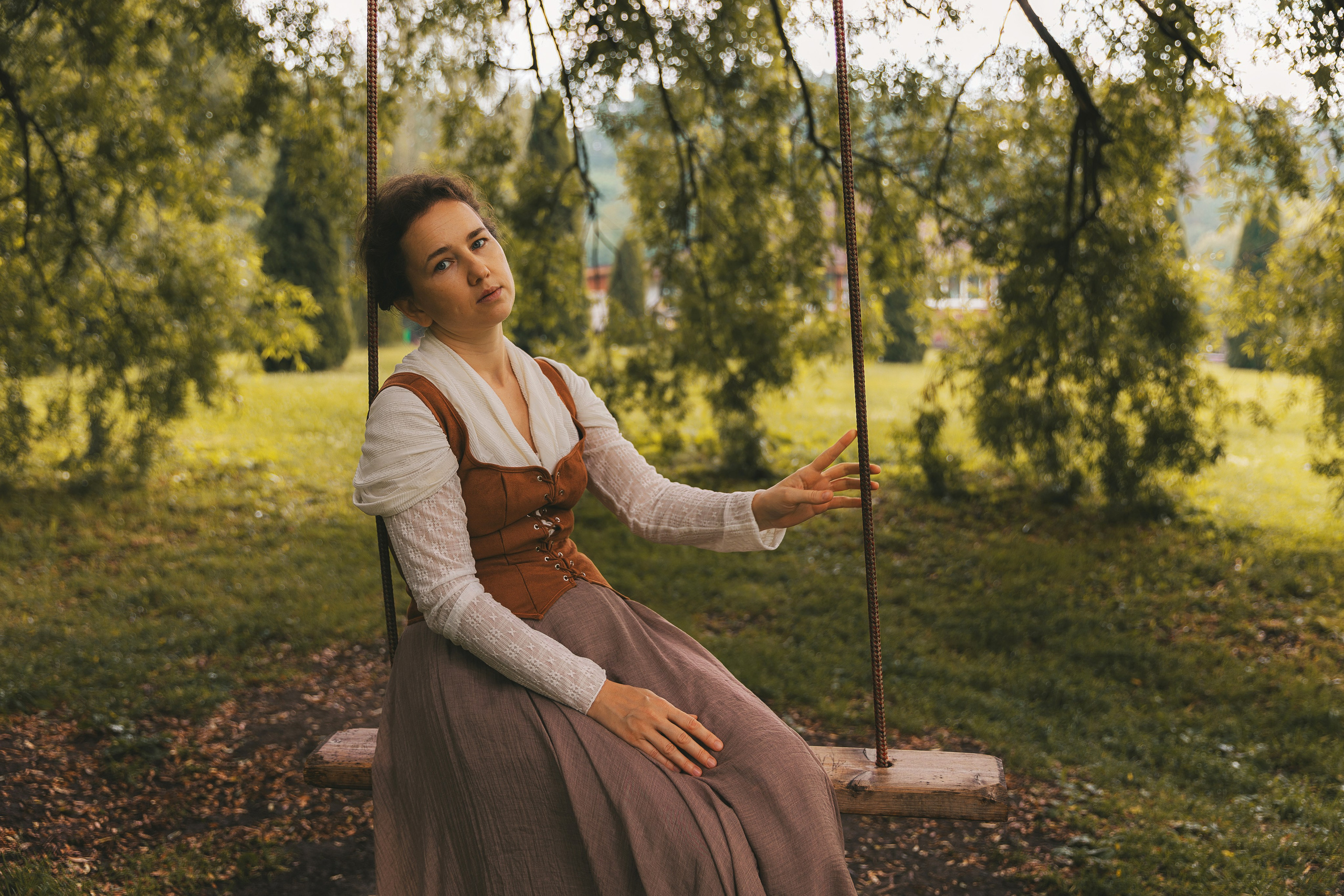 Женский портрет в историческом образе. Семейный и женский фотограф в Москве Надежда Воробьева