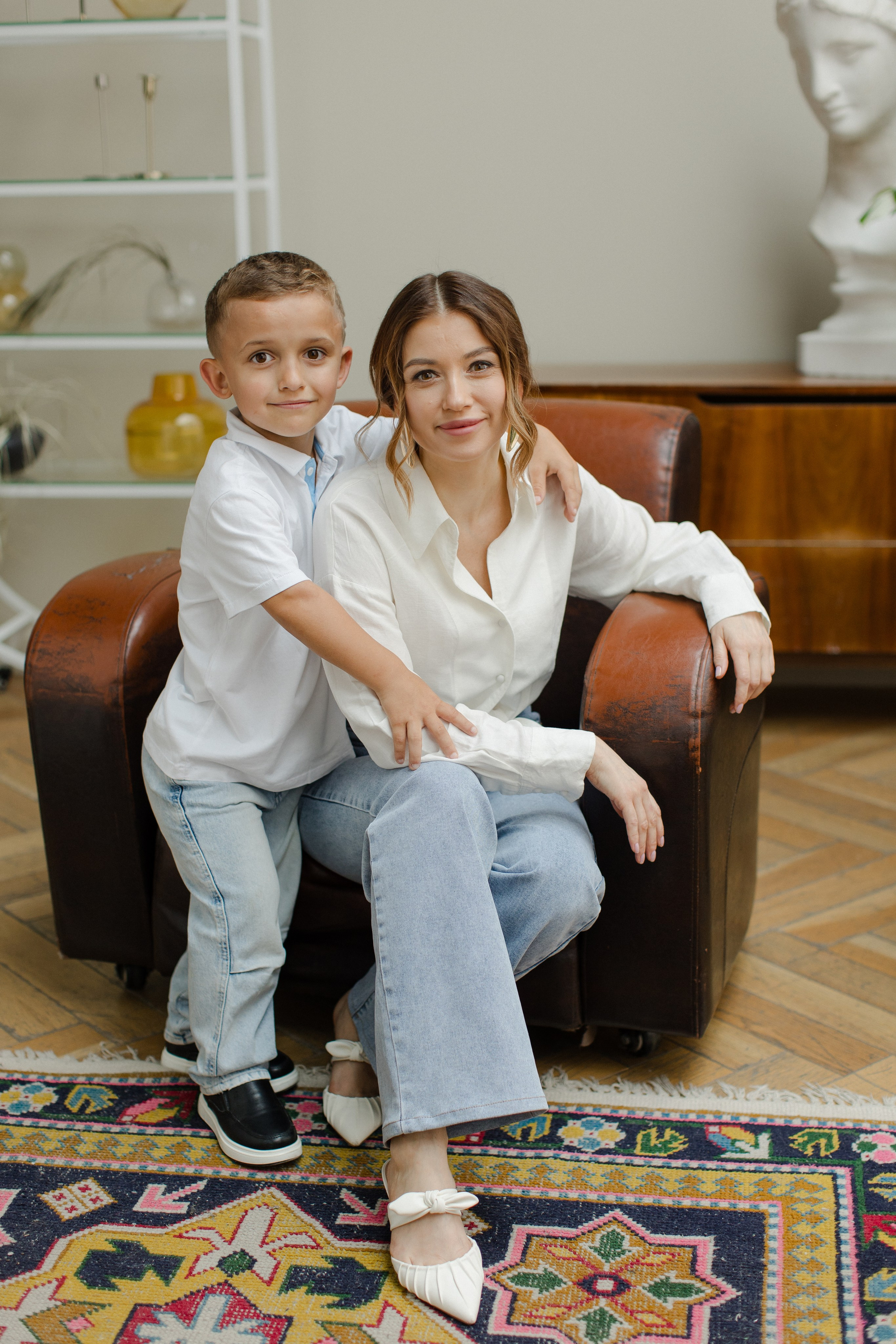 Катя с семьей. Семейный и детский фотограф в Москве Кузьмина Мария