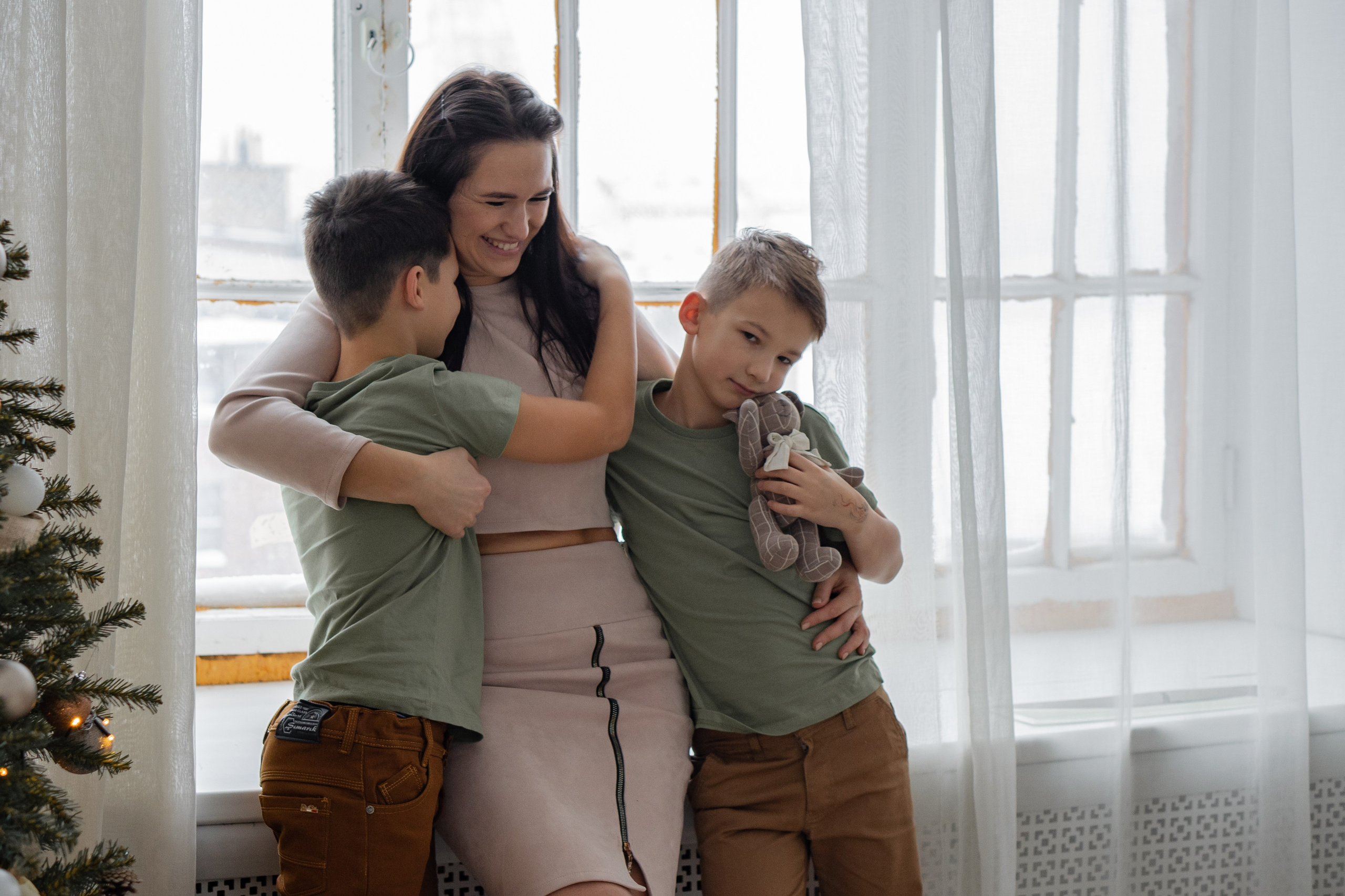 Семья Н. в фотостудии. Фотограф Ольга Игорева