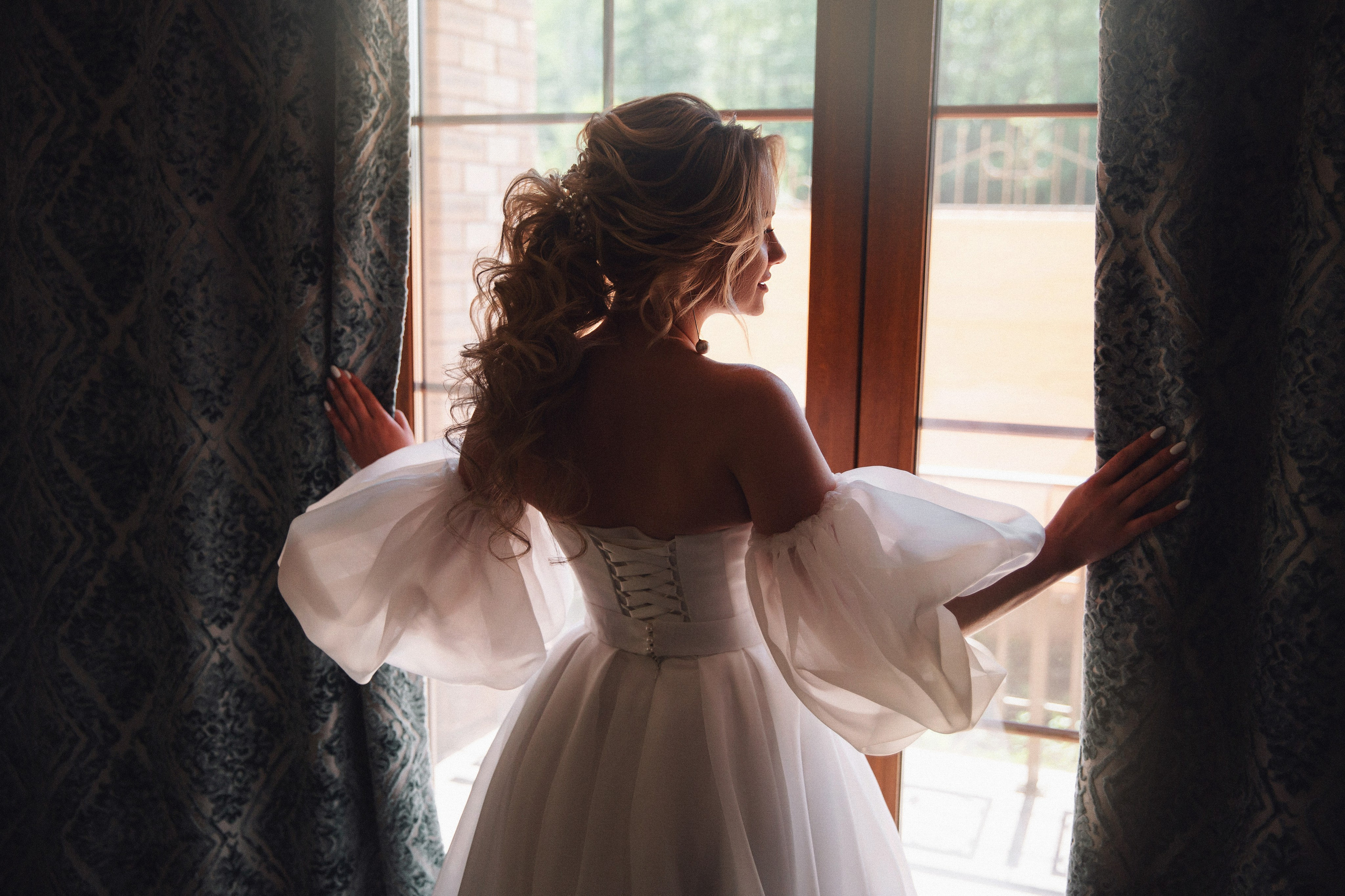 Макияж и прическа для невесты