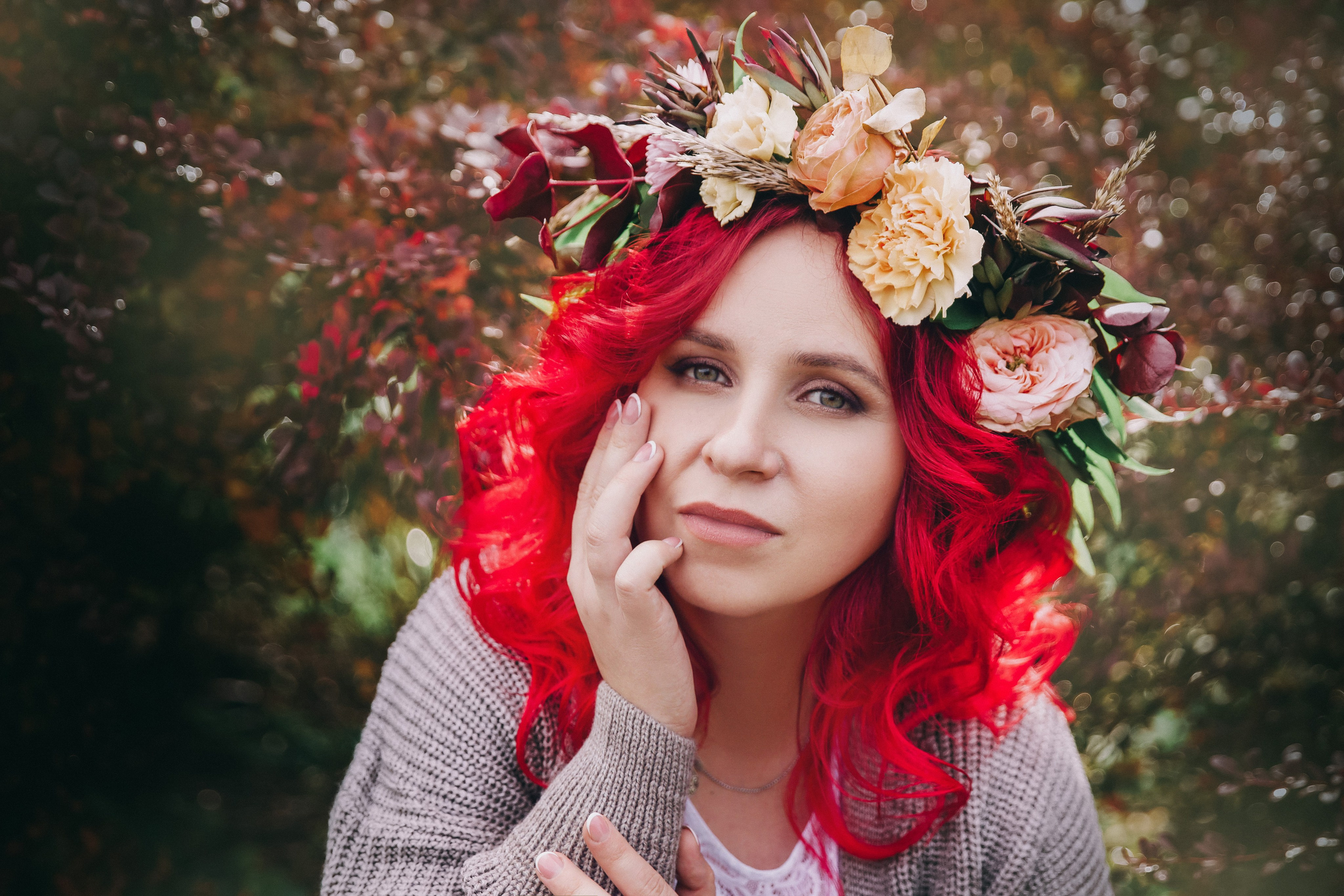 Макияж и прическа для невесты