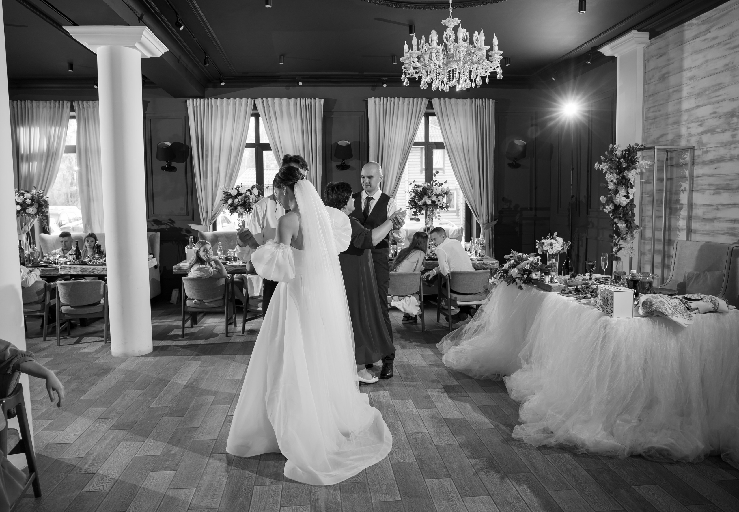 Полина и Дмитрий, загородный клуб «Барин», ЗАГС в г. Пушкино. Свадебный и репортажный фотограф (Москва, Королев и другие)