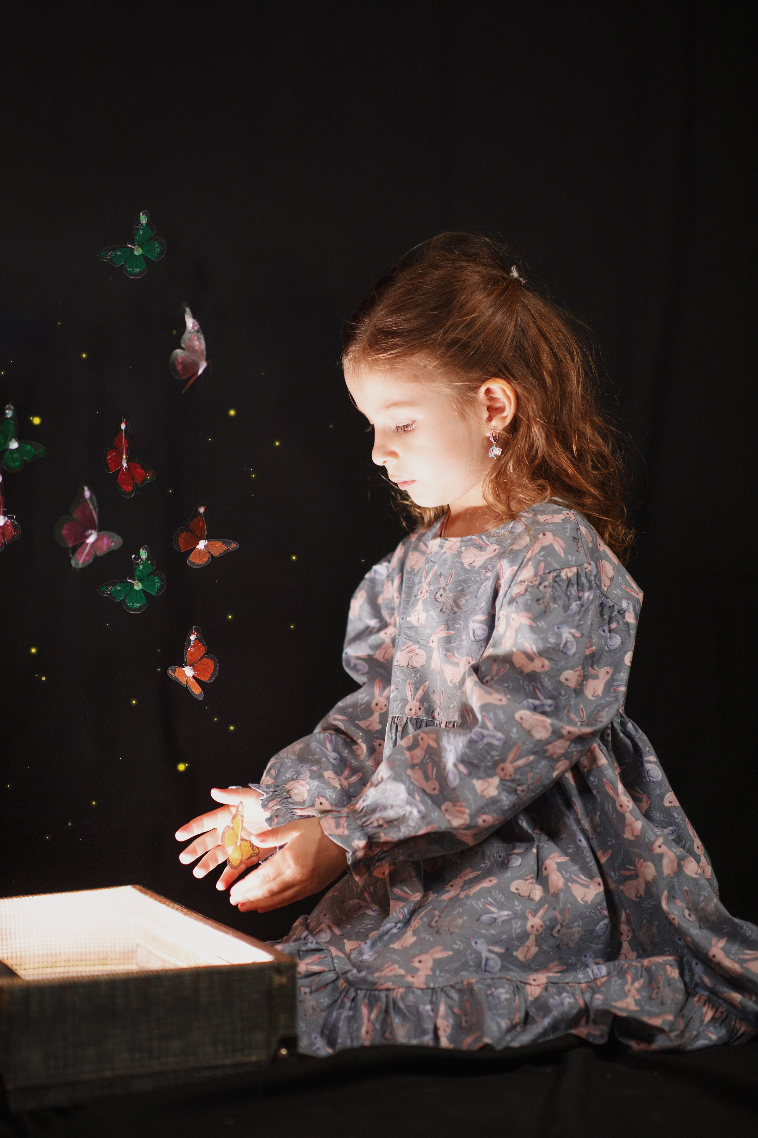 Волшебная фотосессия с чемоданом и бабочками. Фотограф во Владикавказе Юрий Геворгизов