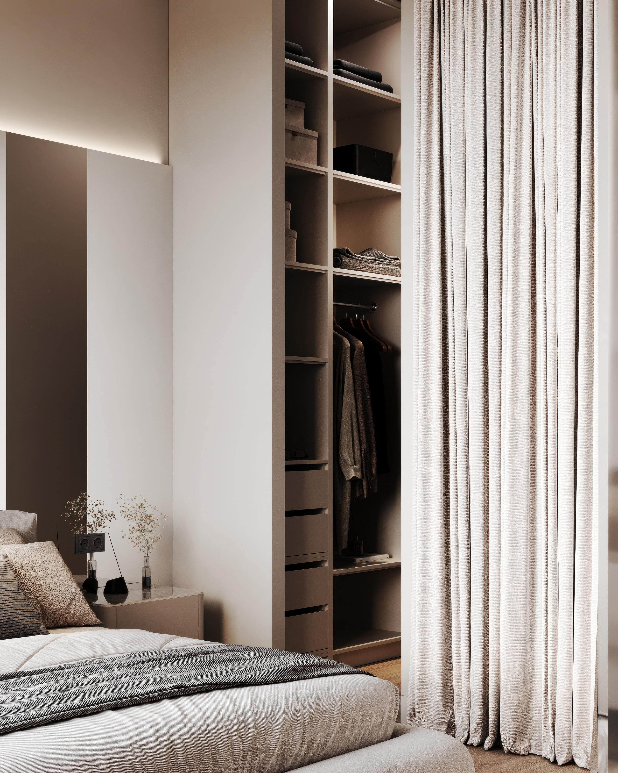 Nevsky apartment. Визуализация интерьера Corsa Render