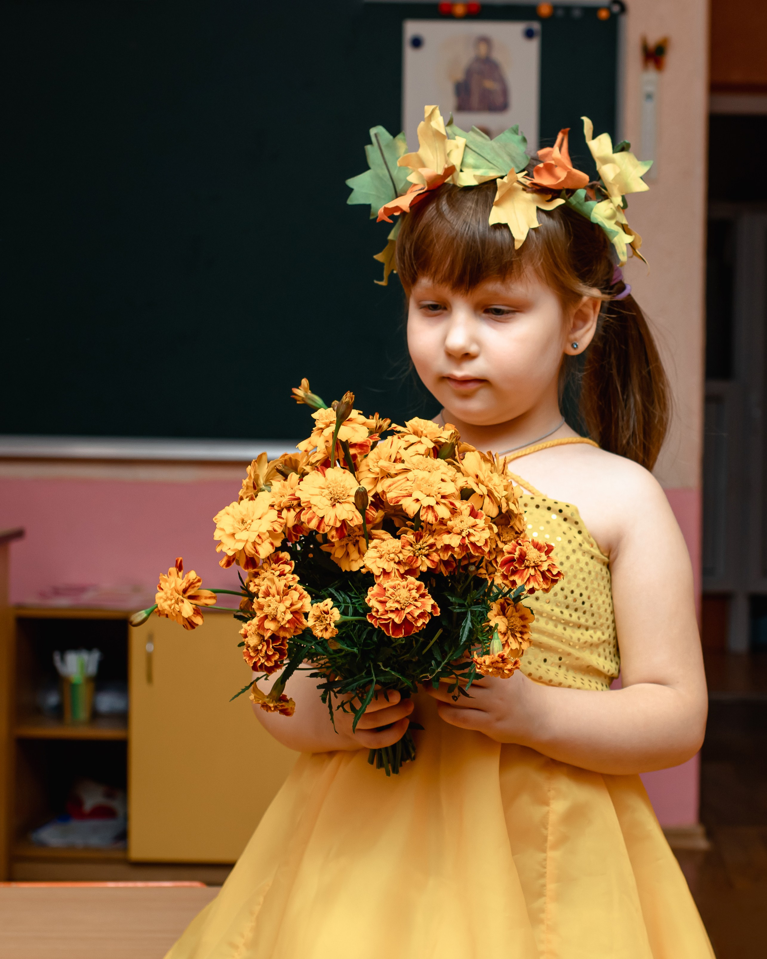 Осенний праздник в детском саду. Маргарита. Семейный фотограф в Минске Приболовец Светлана