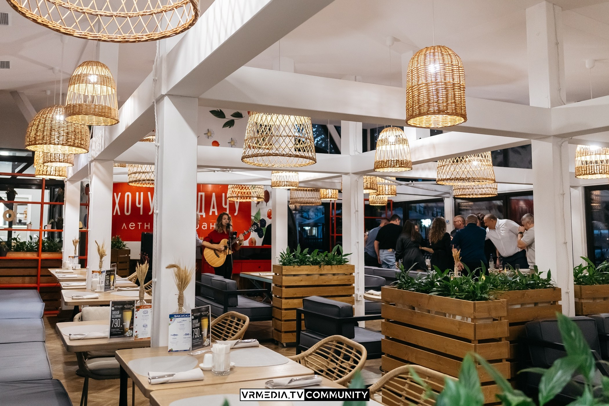 Вечер в ресторане «Volna»