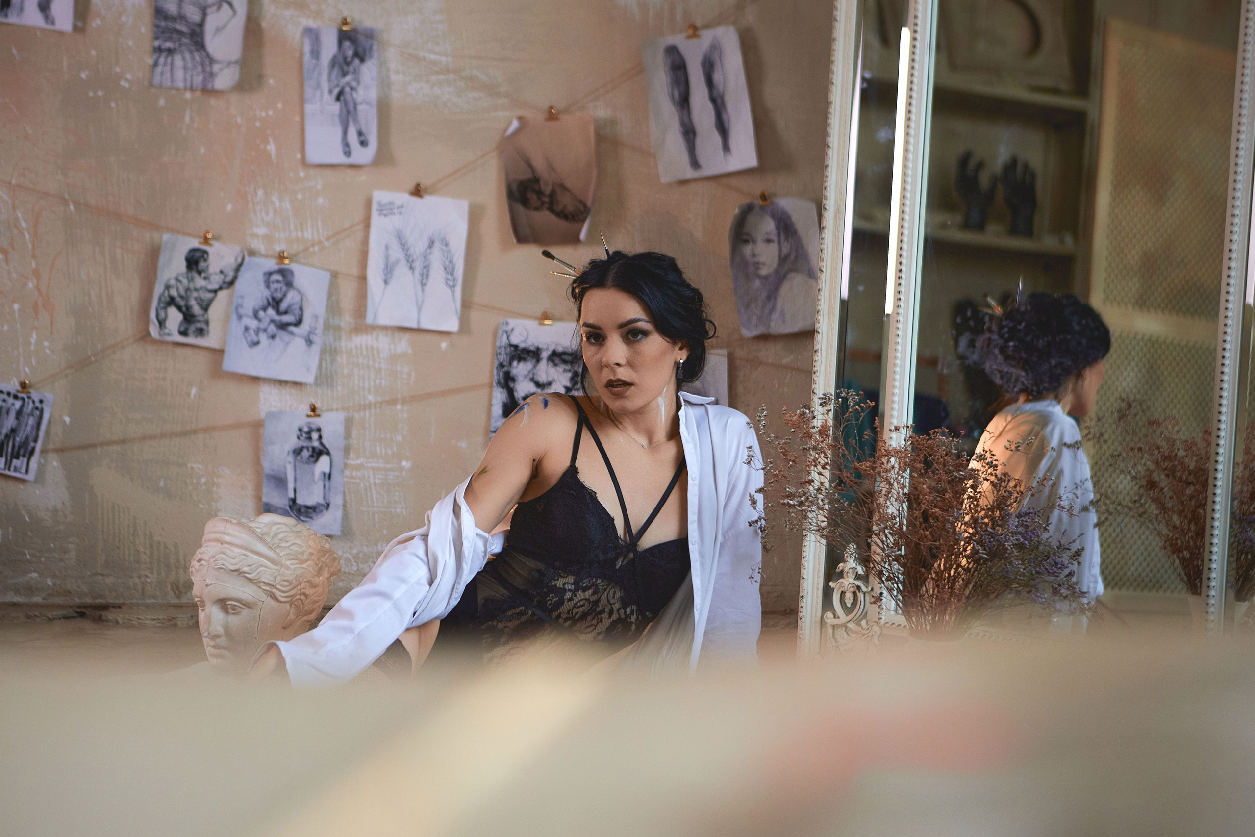 Портретная съемка в студии. Семейный и свадебный фотограф в Краснодаре Михеева Светлана