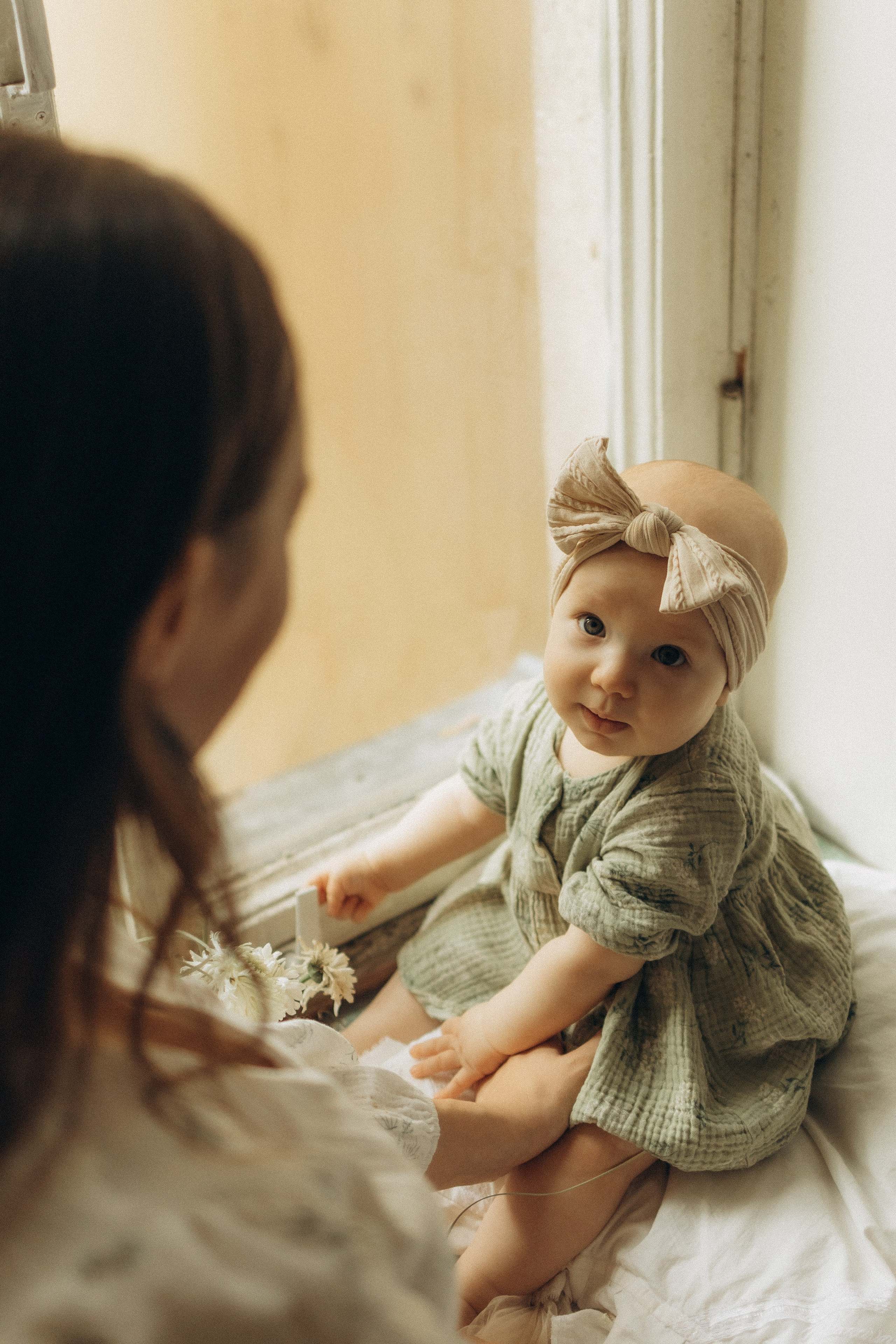 Аня и малышка Настя. Семейный, домашний, ньюборн фотограф Москва Цветкова Елизавета