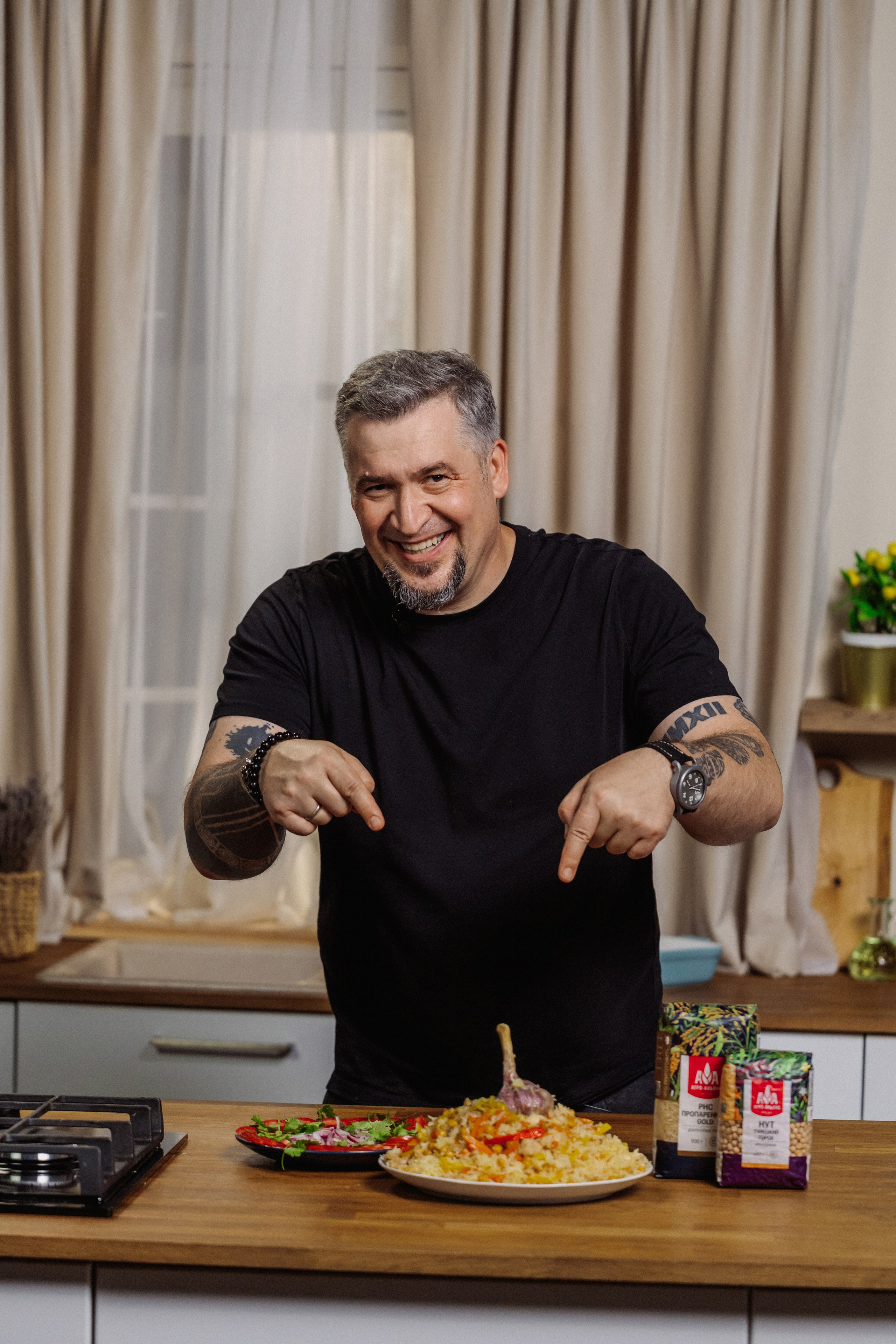 Съемки для холдинга «Агро-Альянс», с шефом Григорием Мосиным. ФОТОГРАФ ИРИНА ШАМАТАВА
