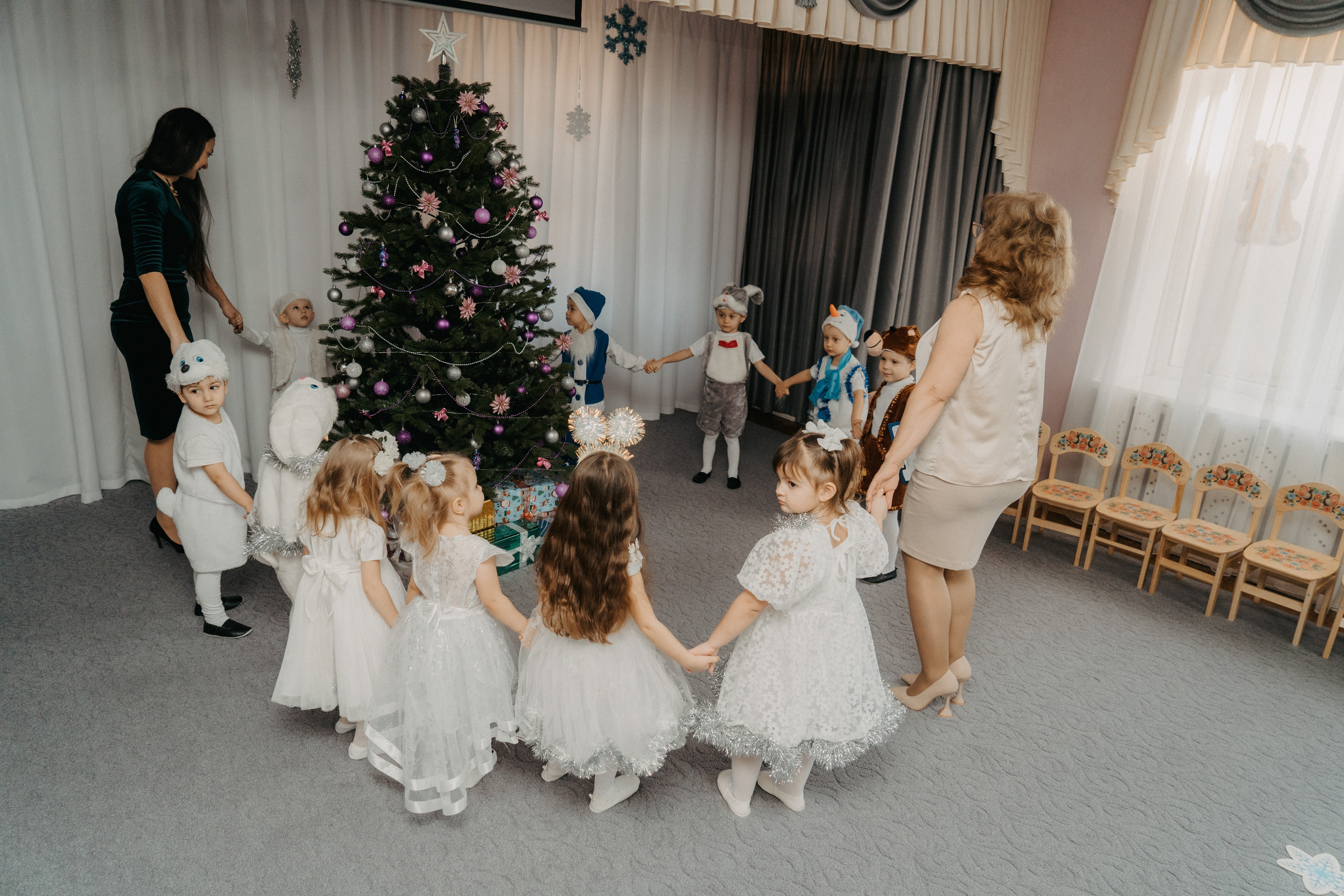 Утренник новогодний «Солнышко». Семейный lifestyle фотограф в Ростове-на-Дону