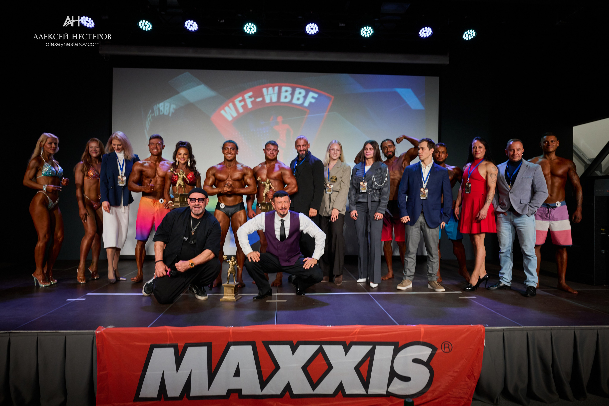 Фото с турнира «Прометей 2, WFF-WBBF Russia» 26 октября 2025. Спортивный фитнес фотограф Алексей Нестеров