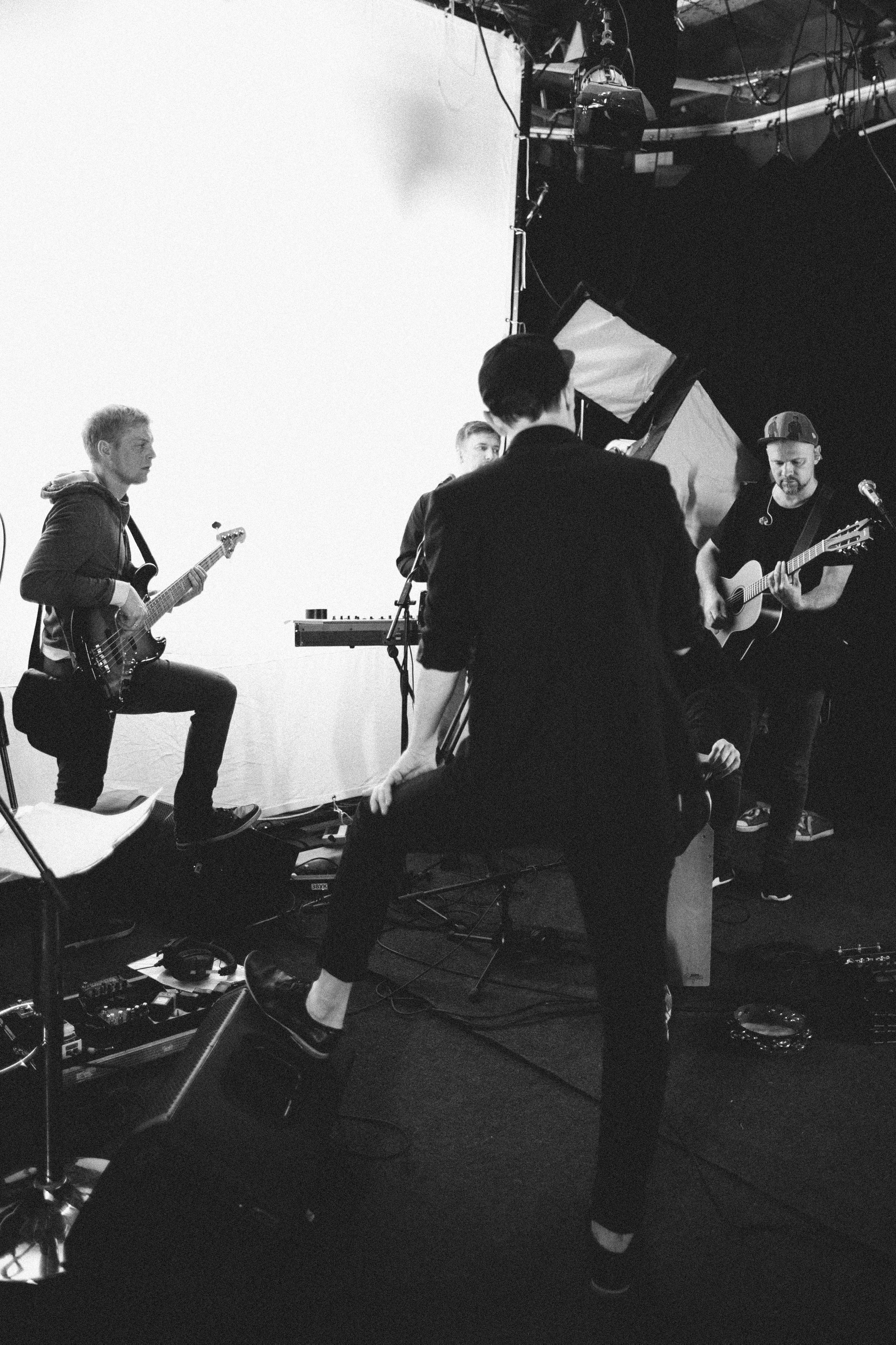 backstage Brainstorm on tv rain in Moscow