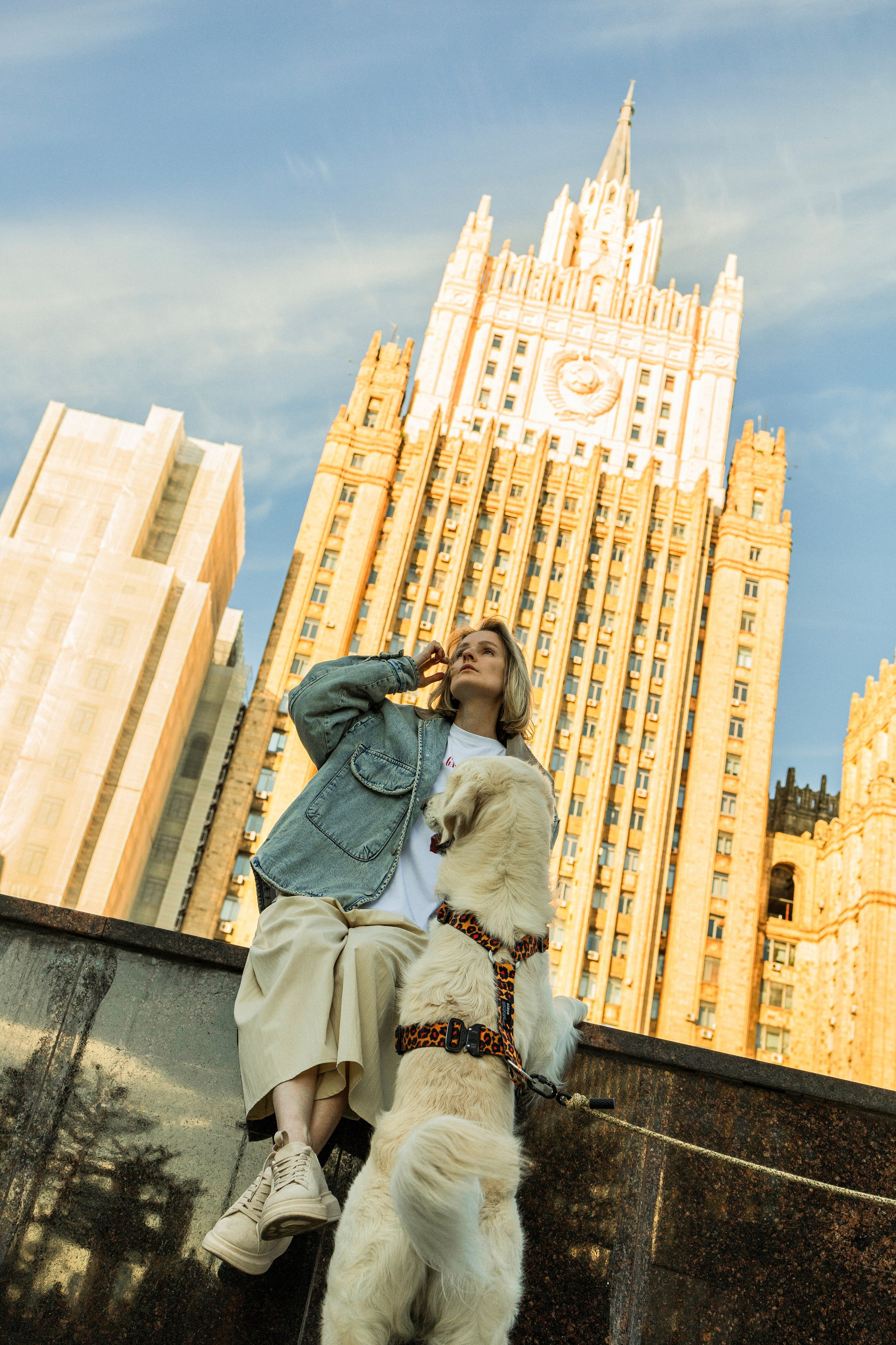 Зиз и Юля. Прогулка по Москве. Фотограф-анималист Ксения Шевцова|Москва